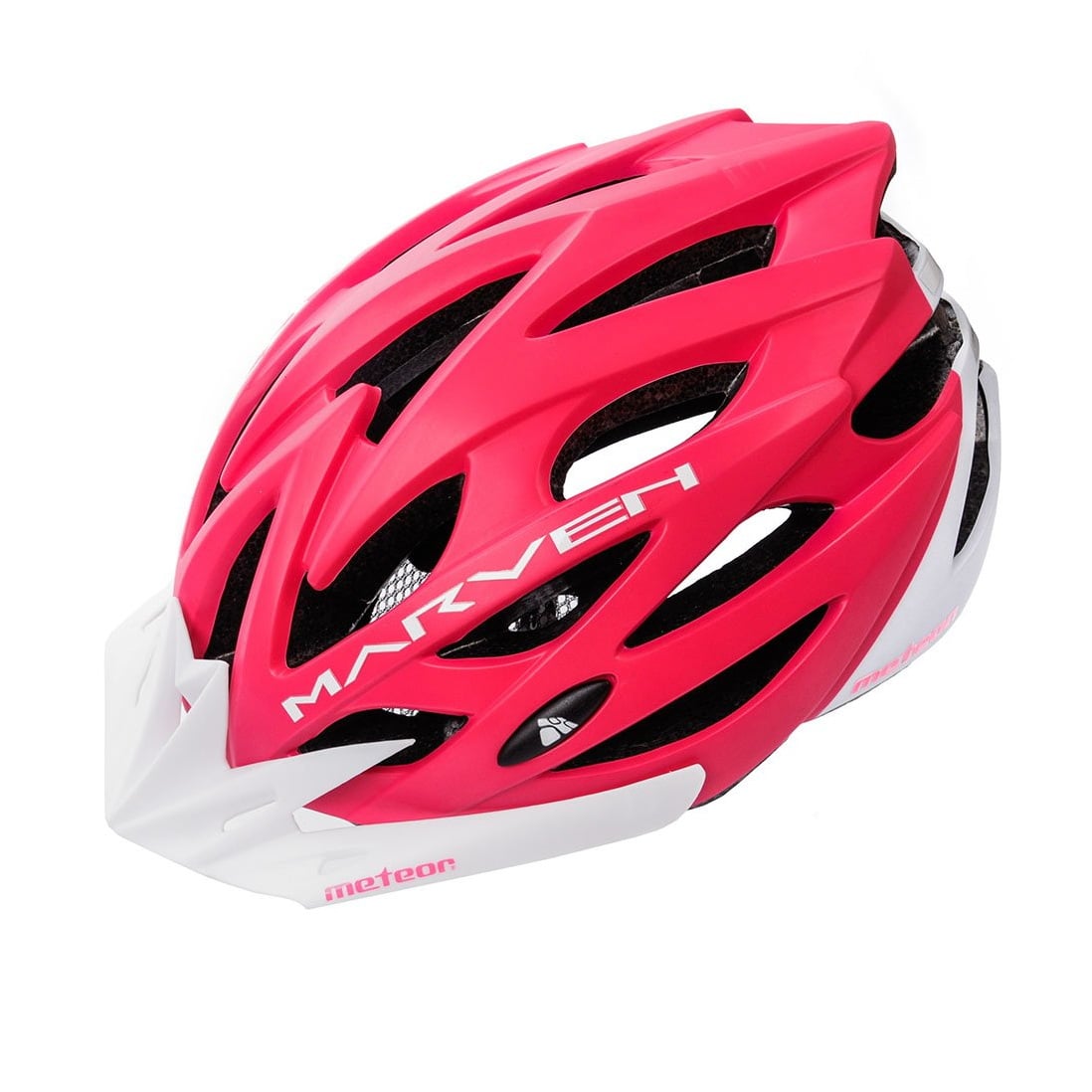 Meteor Light Marven Cycle Helmet Mtb Bike Skateboard Scooter Safety Gear - S 52 – 56 Cm (20.4 – 22 Inch) - Cherry