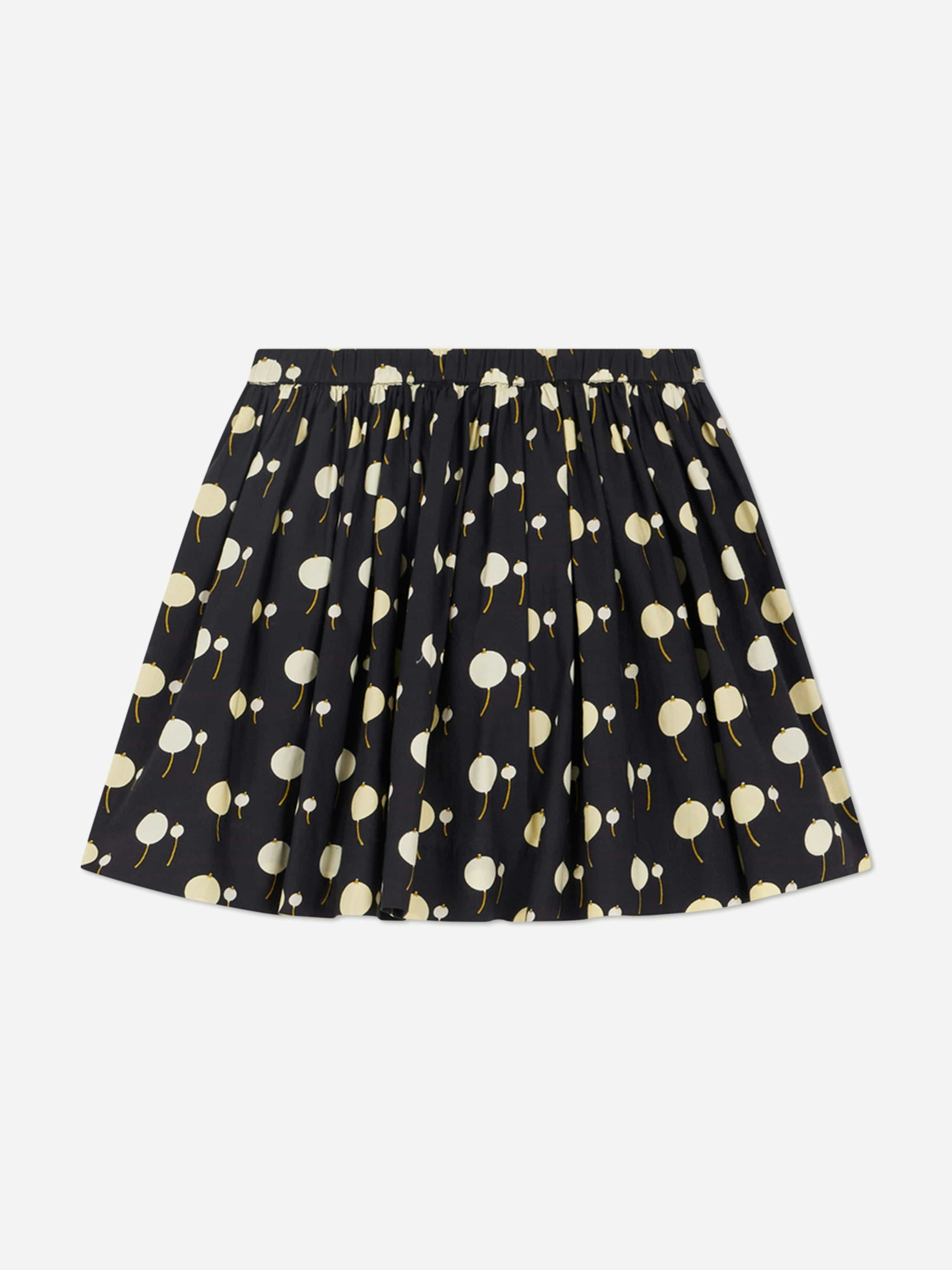 Bonpoint Girls Black Suzon Skirt In - 12 Yrs