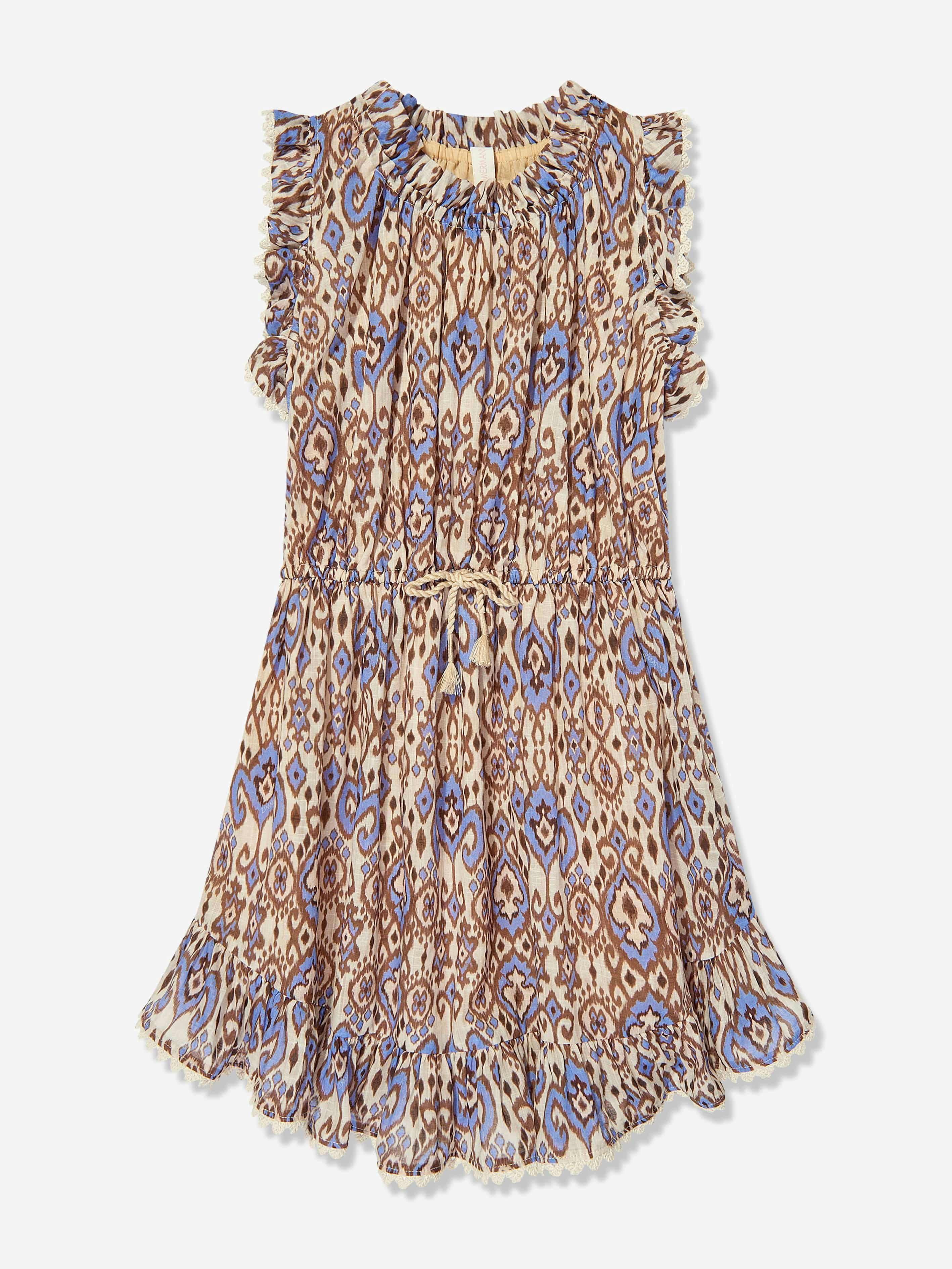 Zimmermann Girls Wylie Flip Dress In Multicolour - Multicoloured - 2 Yrs