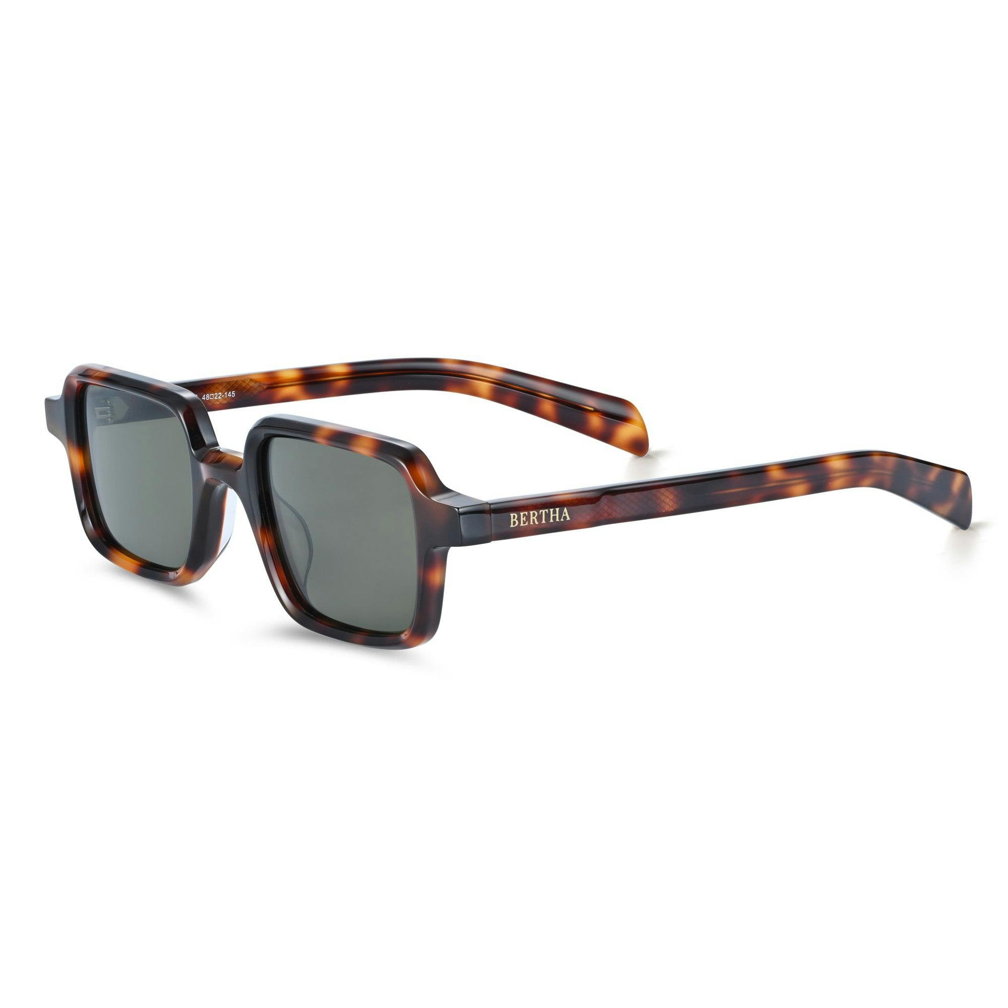Bertha Black Lilly Polarized Sunglasses - Tortoise