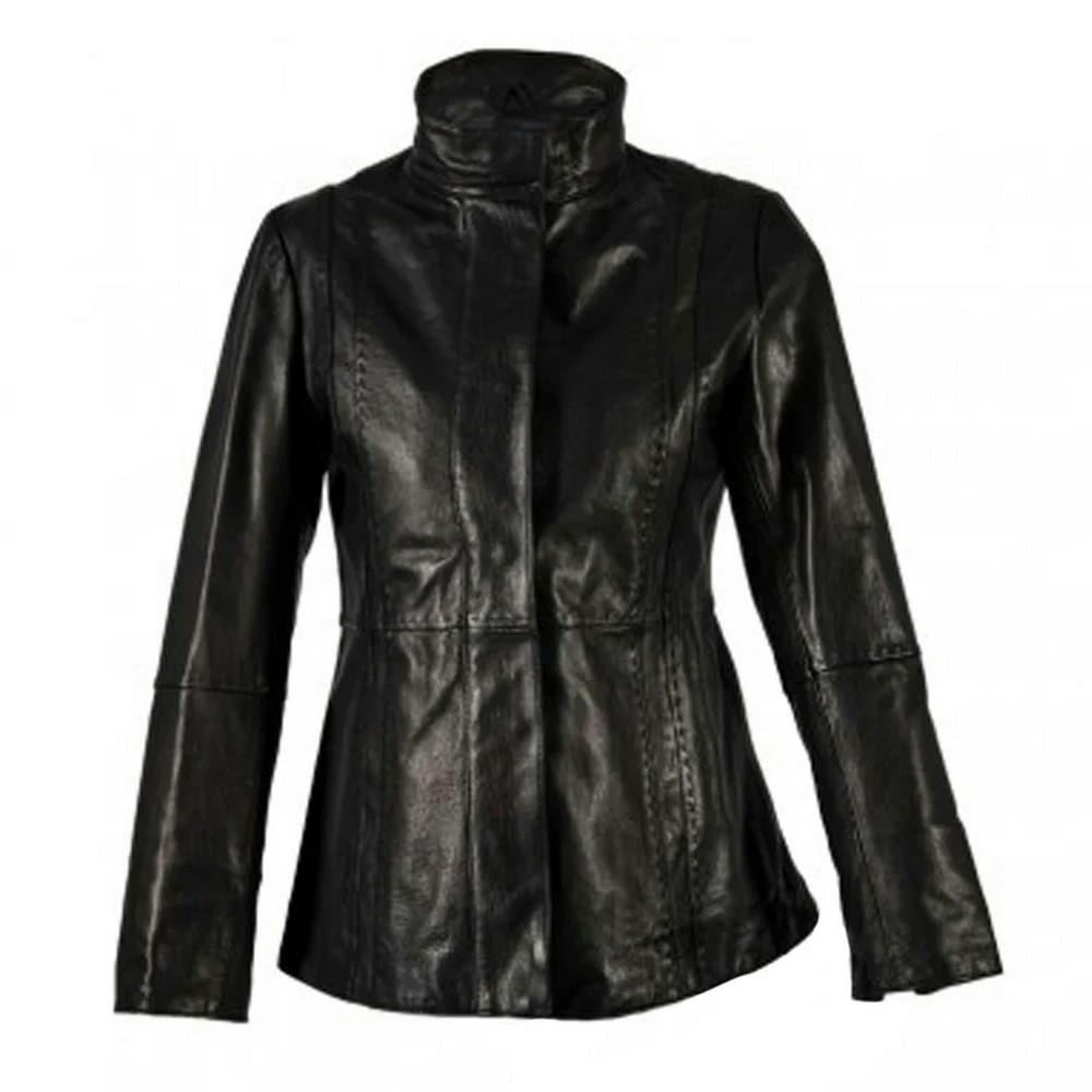 Eastern Counties Leather Women's Black Leather Jacket - 14 Uk - 100% Leather