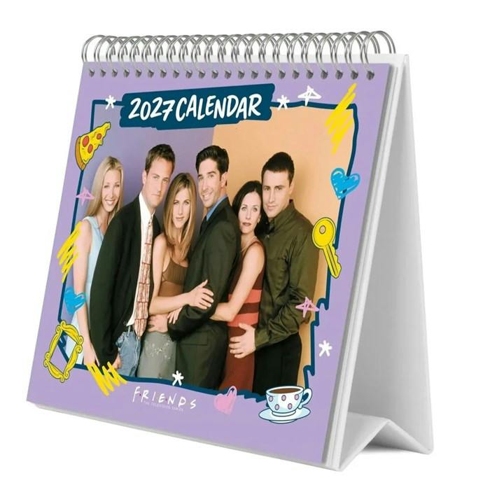 Friends Easel Desk Calendar 2027, Desk Calendars, Month To View, Gift - Image 4