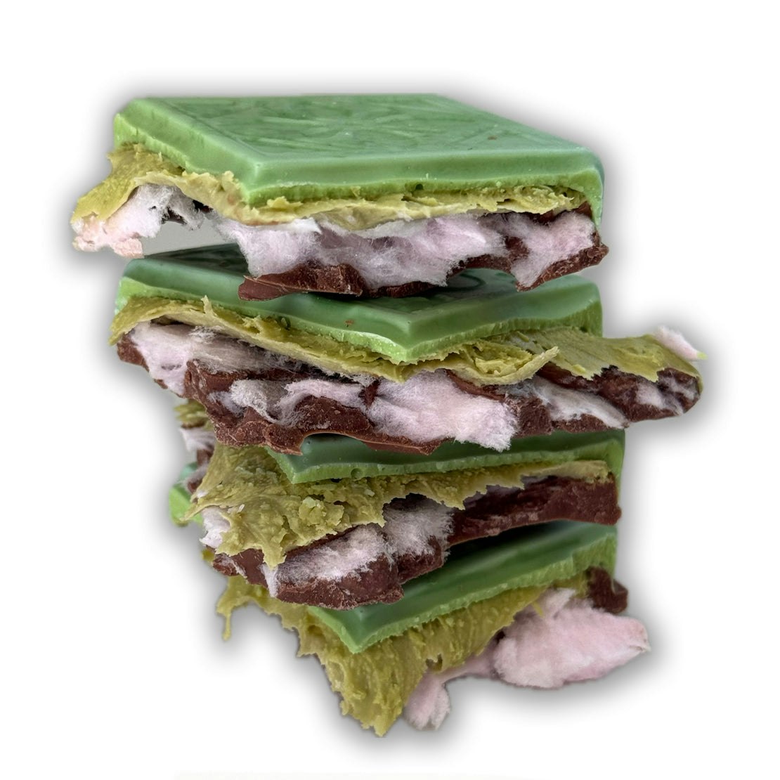 Choc On Choc White Candyfloss & Pistachio Chocolate Bar