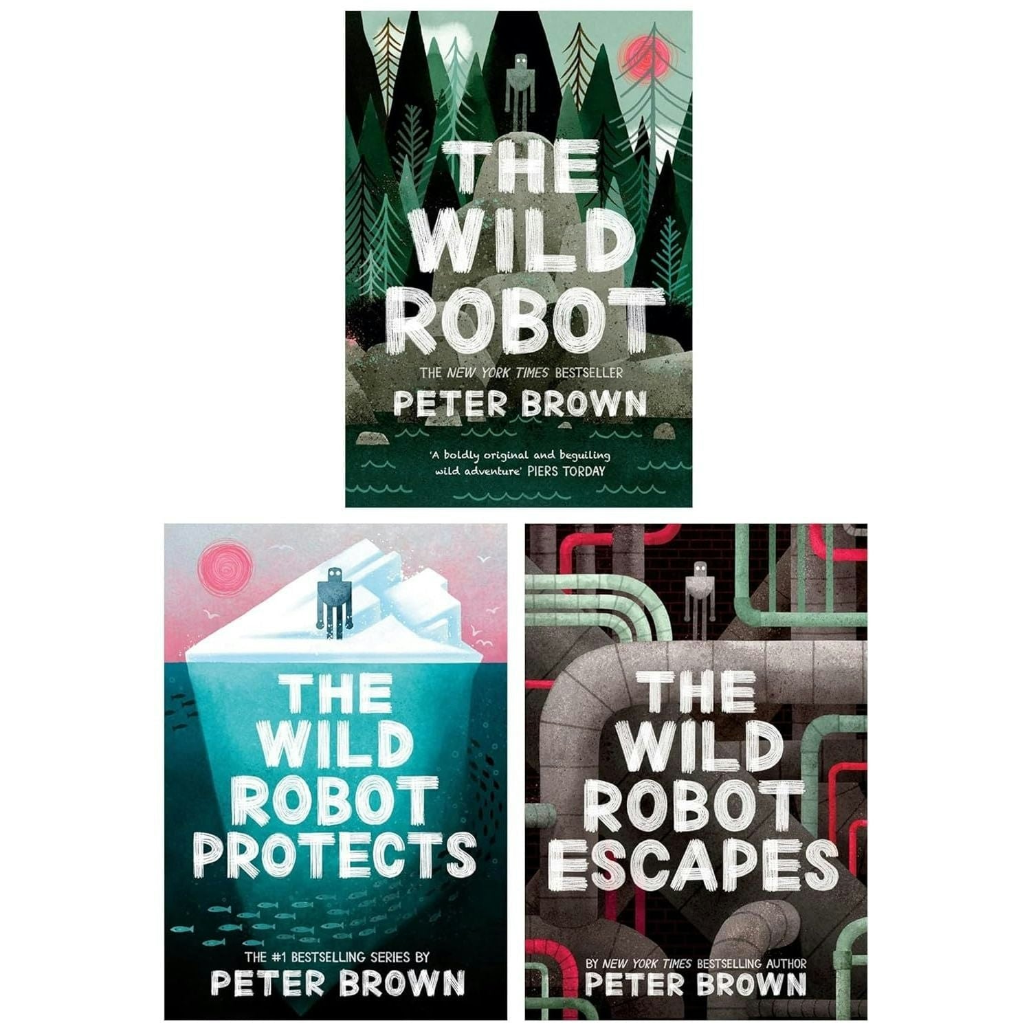The Wild Robot Series By Peter Brown 3 Books Collection - Age 7-10 - Paperback - Image 6
