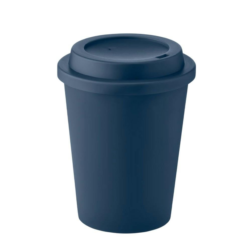 Rackhams Nola Polypropylene Double Wall 300Ml Tumbler - French Navy - One Size - French Navy - 100% Mixed