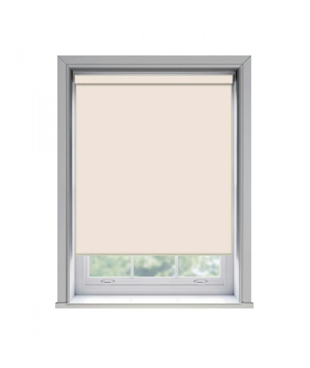 Newedgeblinds Pink No Drill Thermal Blackout Roller Blind (170Cm Drop) - 65Cm