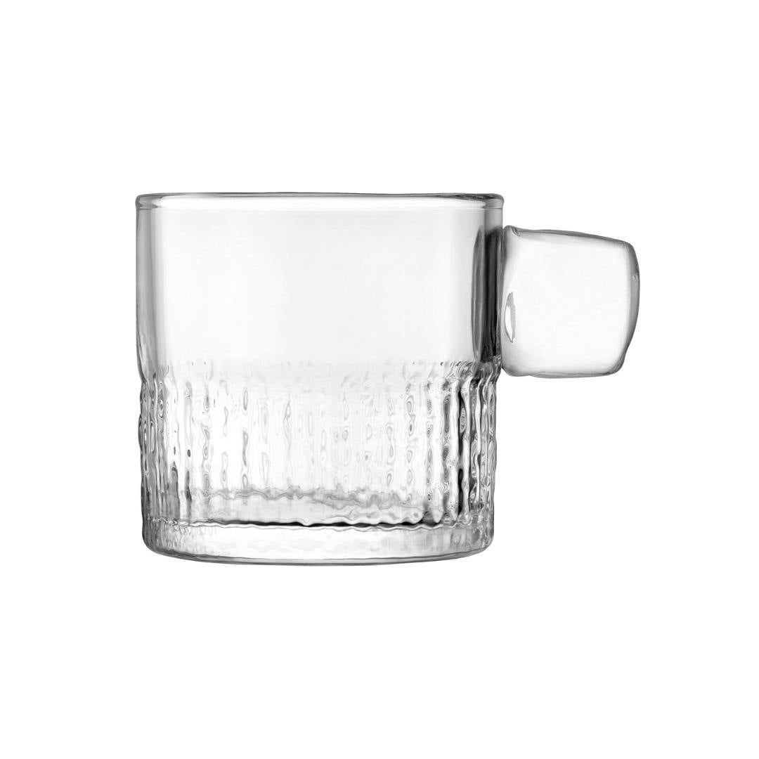 Lsa International Lsa Glass Tealight Holder With Handle 9Cm Clear - 9Cm - 1 - Glass