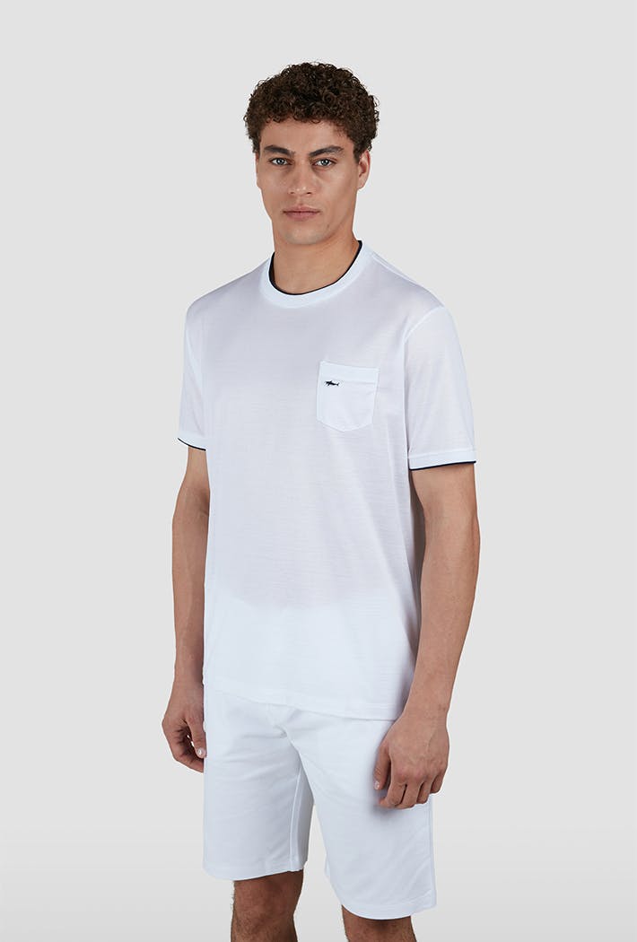 Paul & Shark Double Mercerised Cotton Jersey T-Shirt - Medium