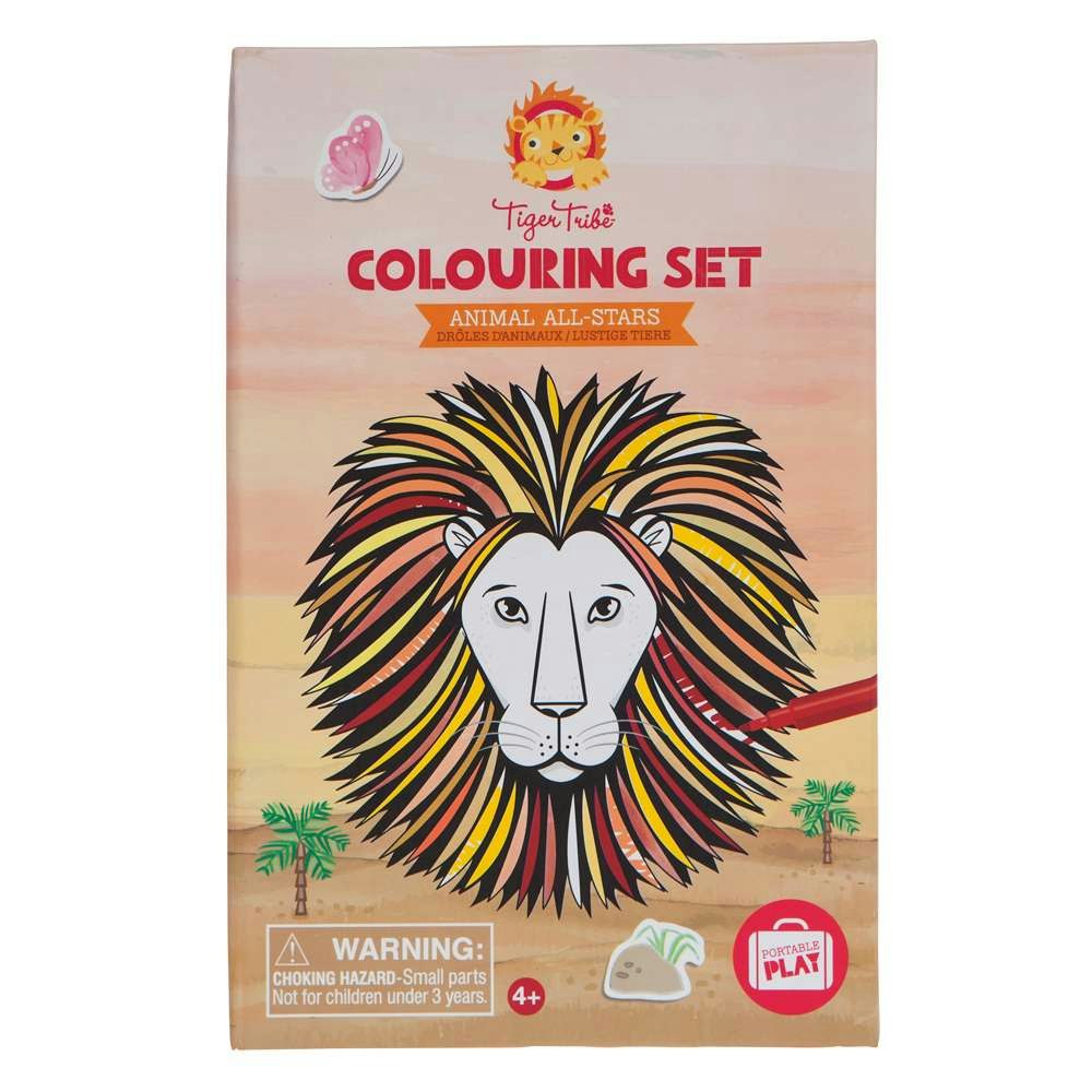 Tiger Tribe Colouring Set - Animal All-Stars