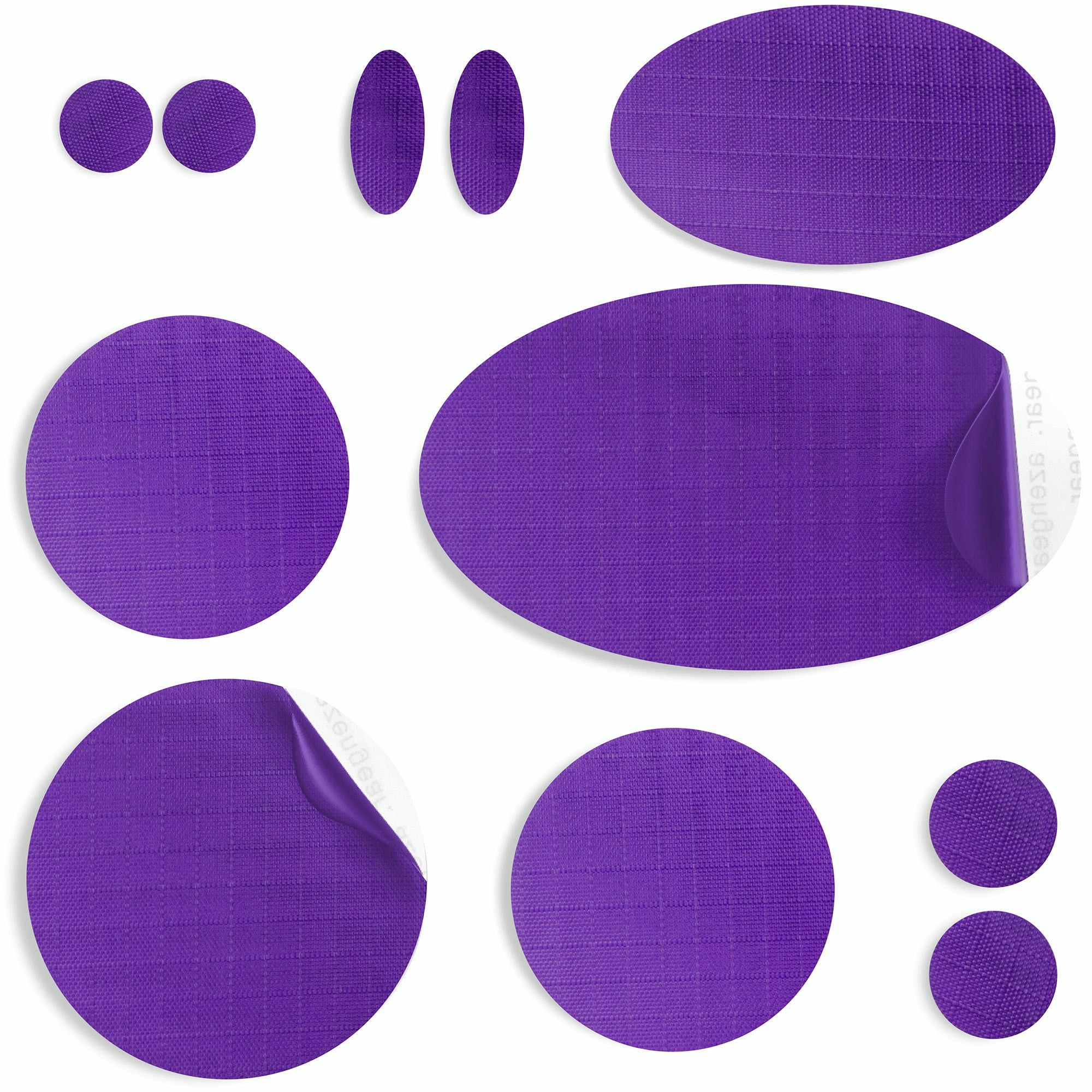 Azengear Purple Jacket Repair Patches - Waterproof, Self-Adhesive, Tear-Cold-Heat-Resistant
