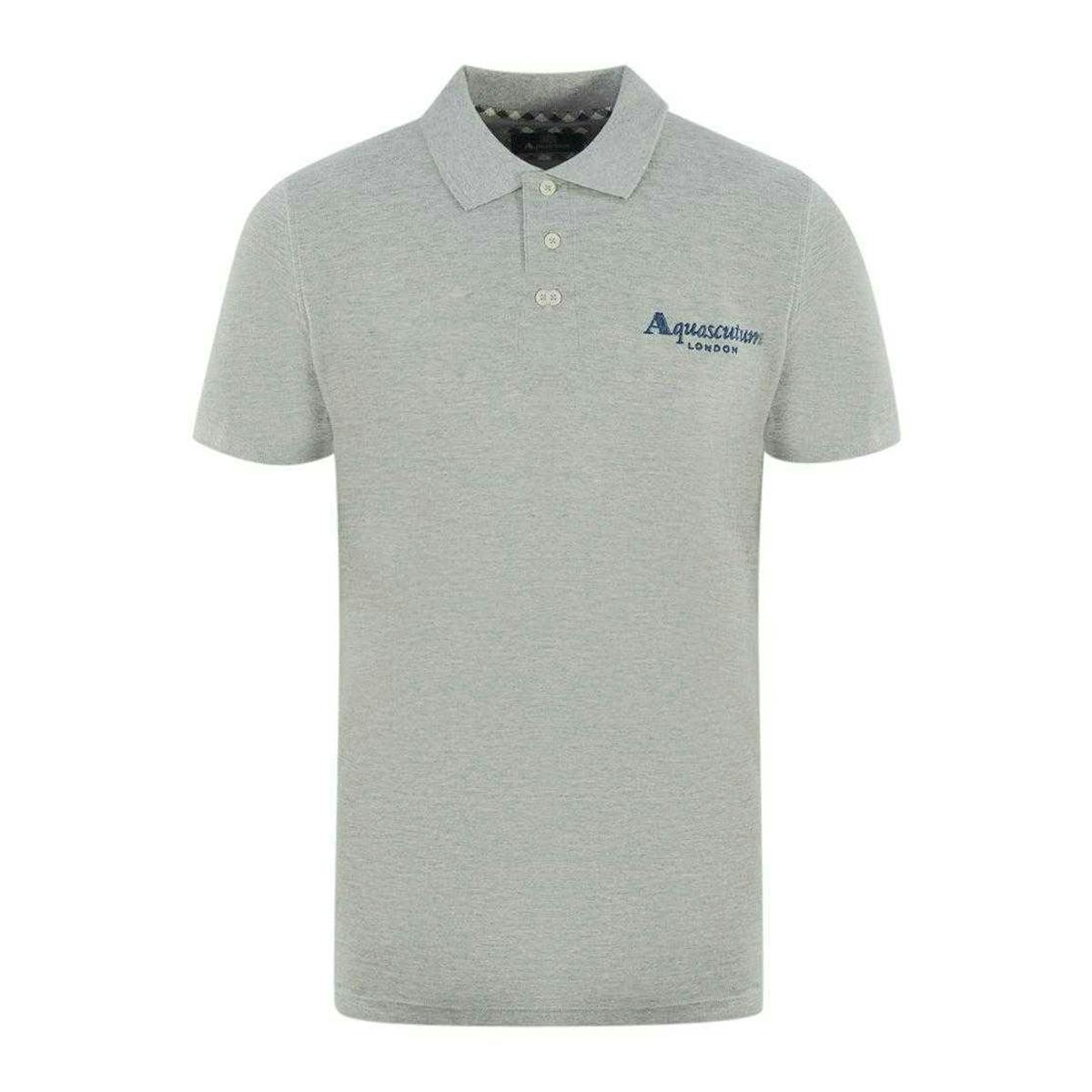 Aquascutum Unisex Grey Adult London 1851 Polo Shirt - S