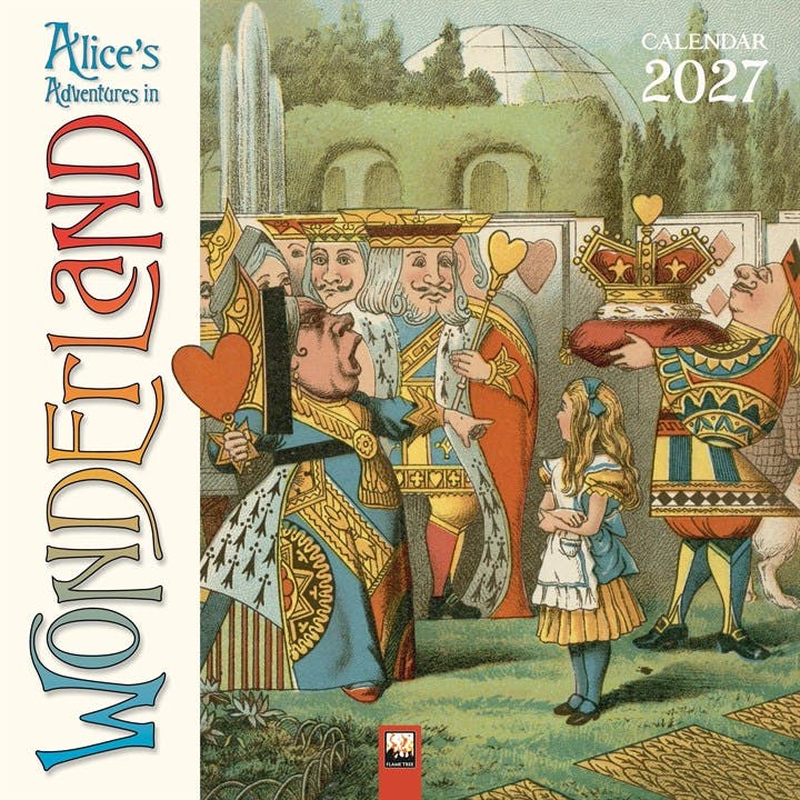 Alice's Adventures In Wonderland Wall Calendar 2027 (Art Calendar) Flame Tree Studio - Image 10