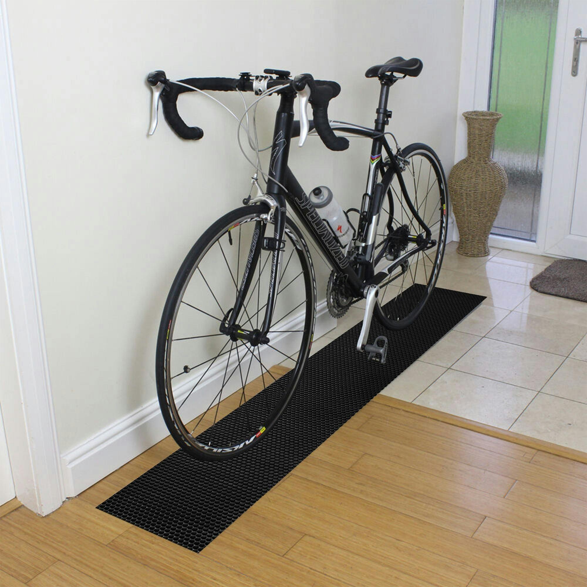 Nicoman Bike / Motorbike Floor Protector Mat - Bicycle Mat 183X29cm