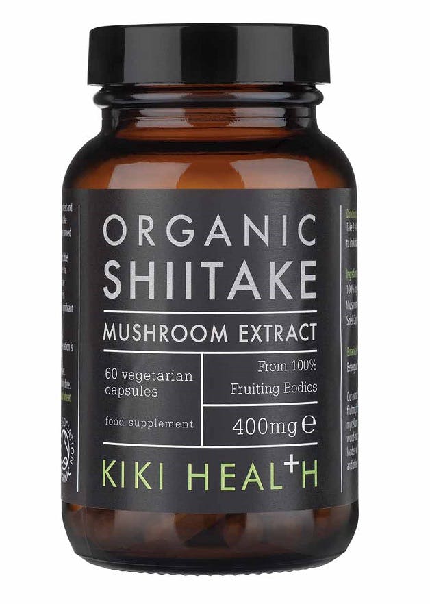 Kiki Health Grain/Amber Shiitake Mushroom Extract 400Mg Vegan Daily Wellness Support Capsules - 60 Capsules - Image 8