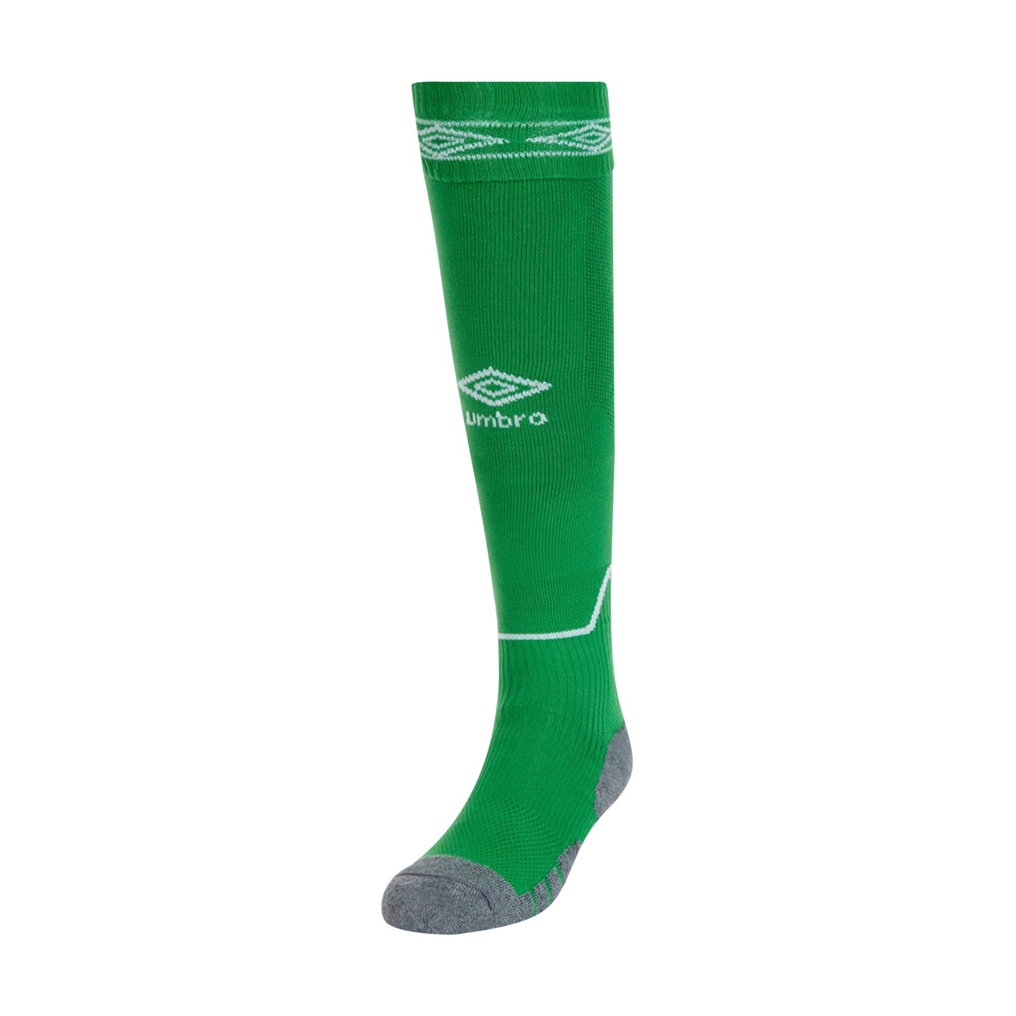 Umbro White Childrens/Kids Diamond Football Socks - Emerald/ - Emerald Size 12 Uk Child-2 Uk