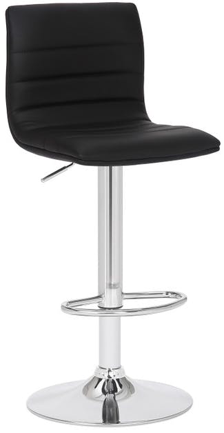 Rackhams Aldo Swivel Kitchen Barstool With Adjustable Height And Chrome Base