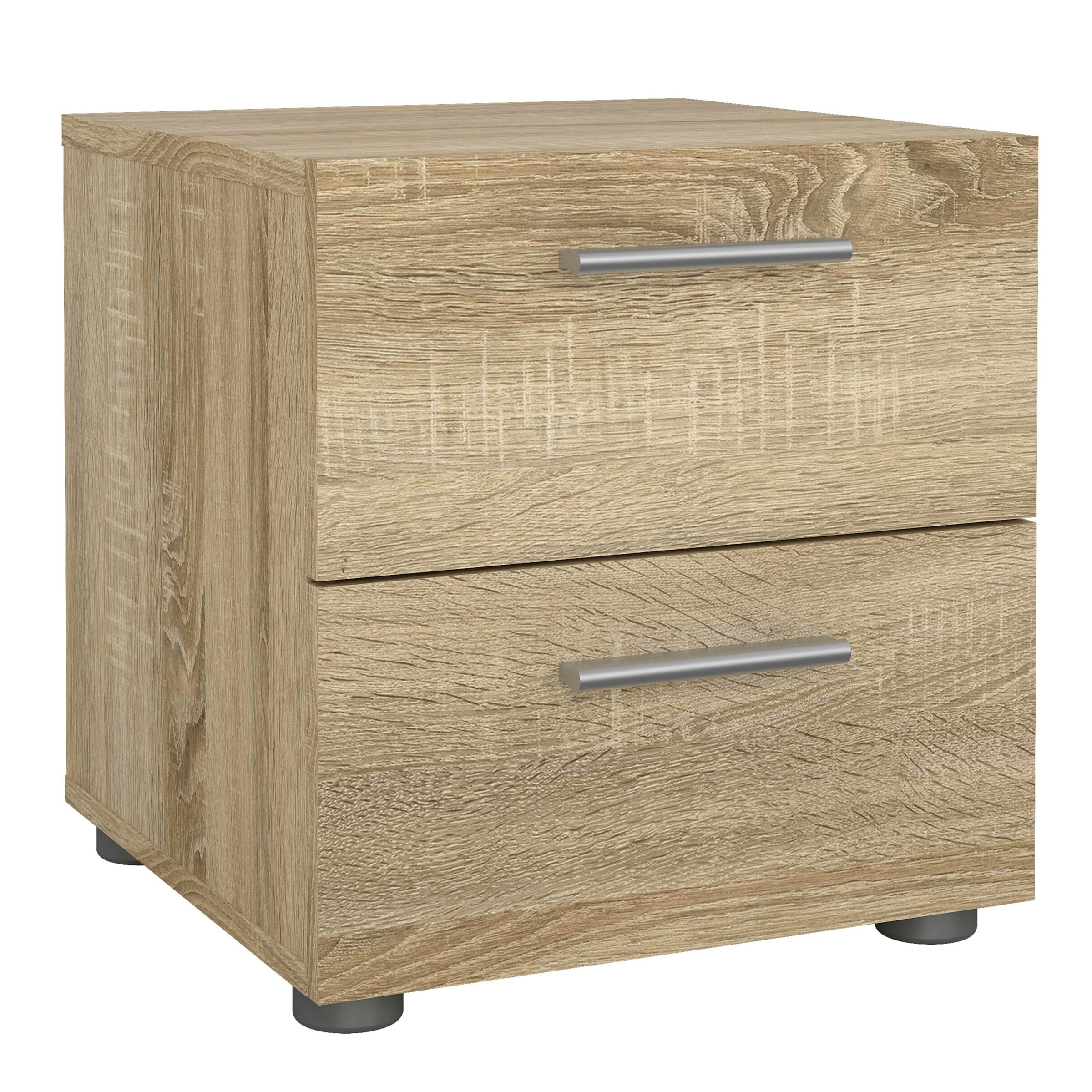 Rackhams Brown Pepe Bedside Drawers In Oak - Manufactured Wood - 1 Size 2