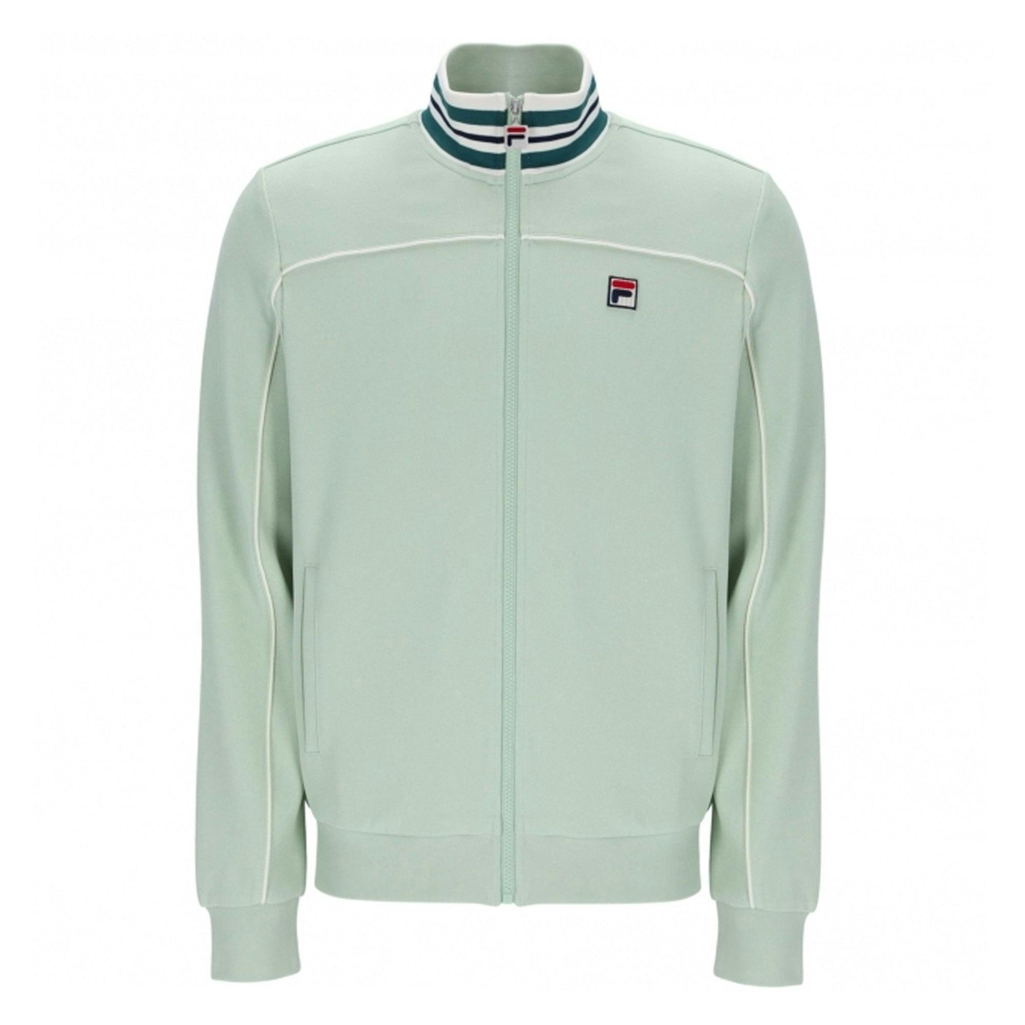 Fila Federico Tipped Neck Track Top Jacket Surf Spray - Xxl