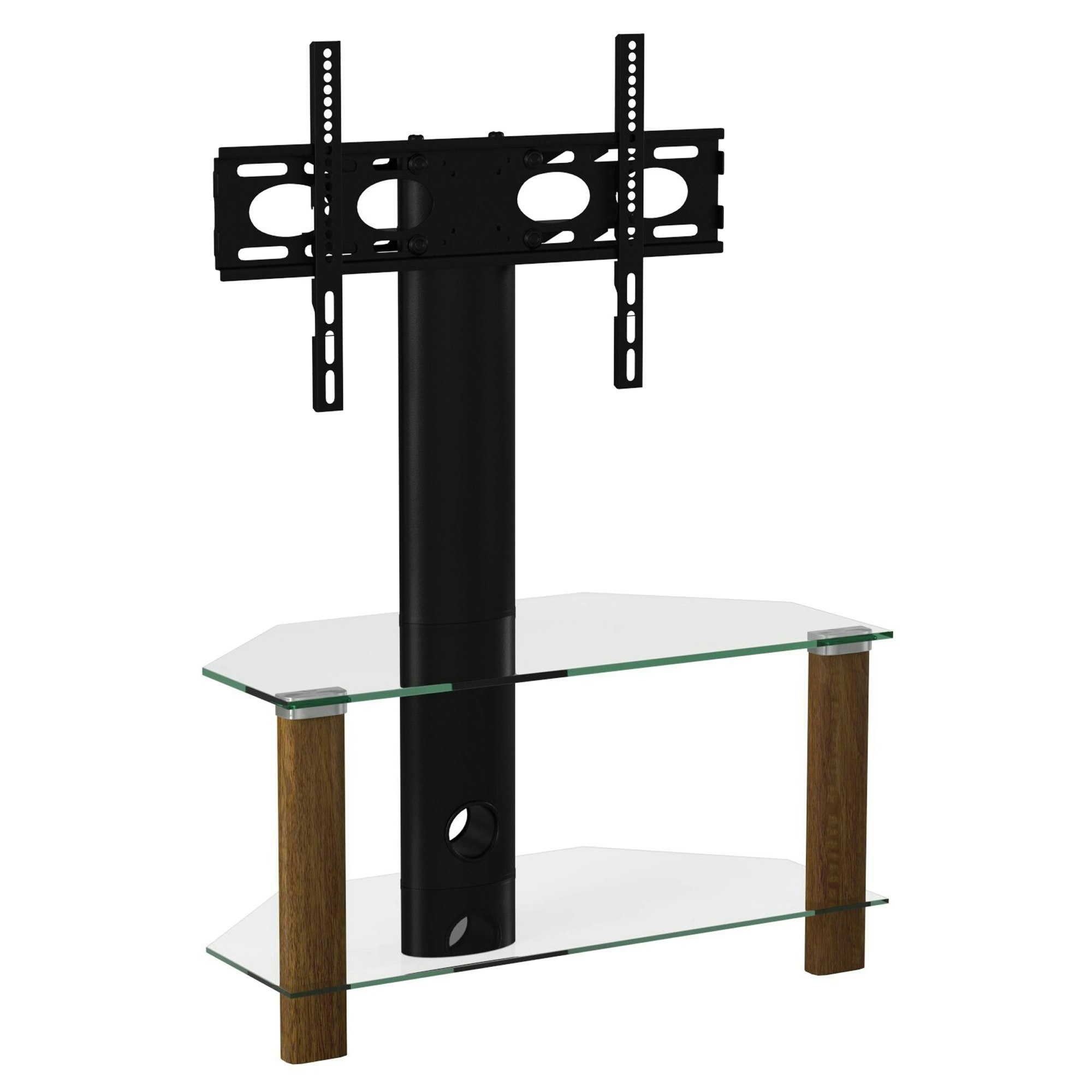 Rackhams Brown Century Cantilever Tv-Stand In Walnut Size 2