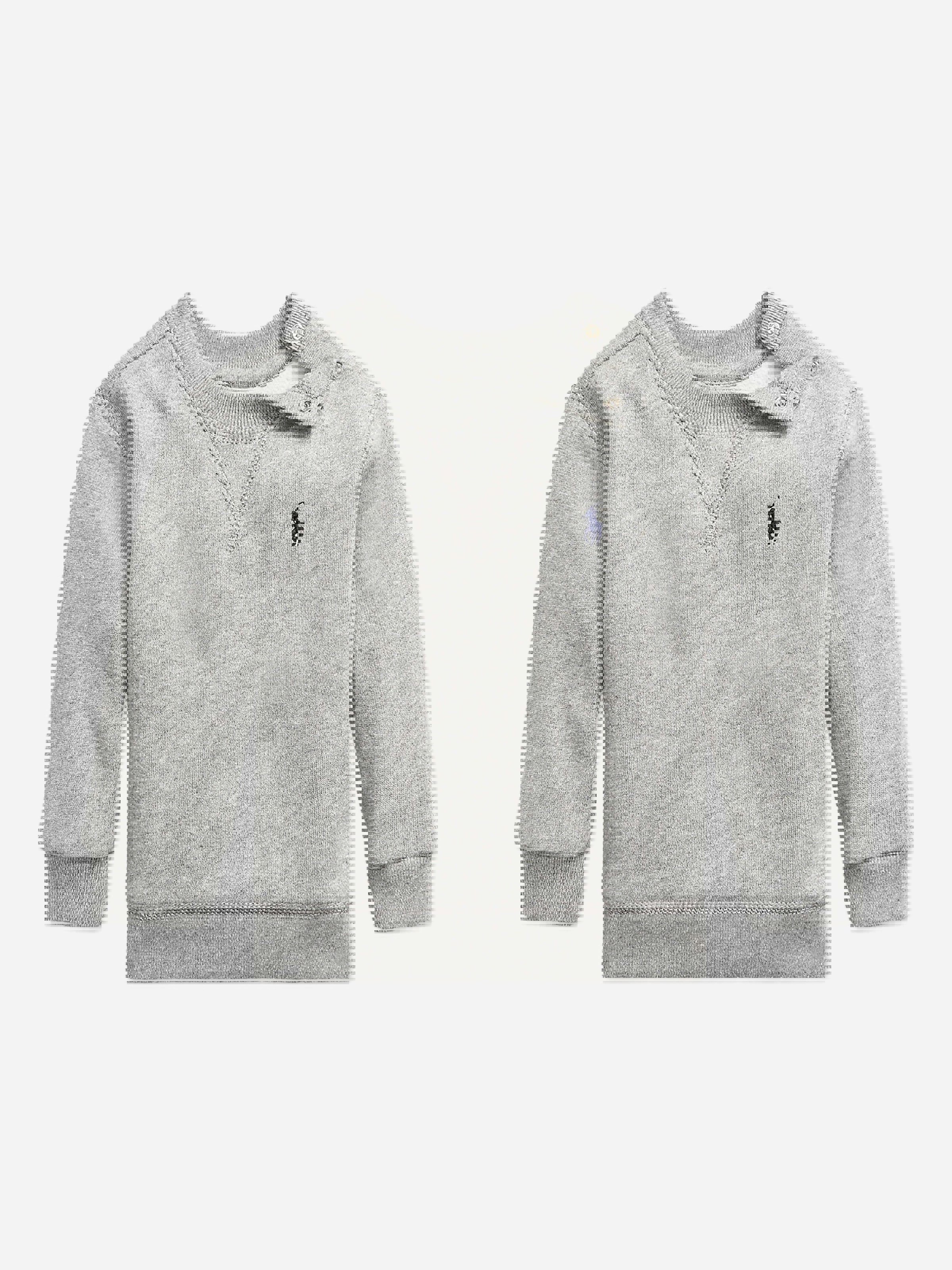 Ralph Lauren Kids Boys Grey Baby Logo Sweatshirt In - 9 Mths