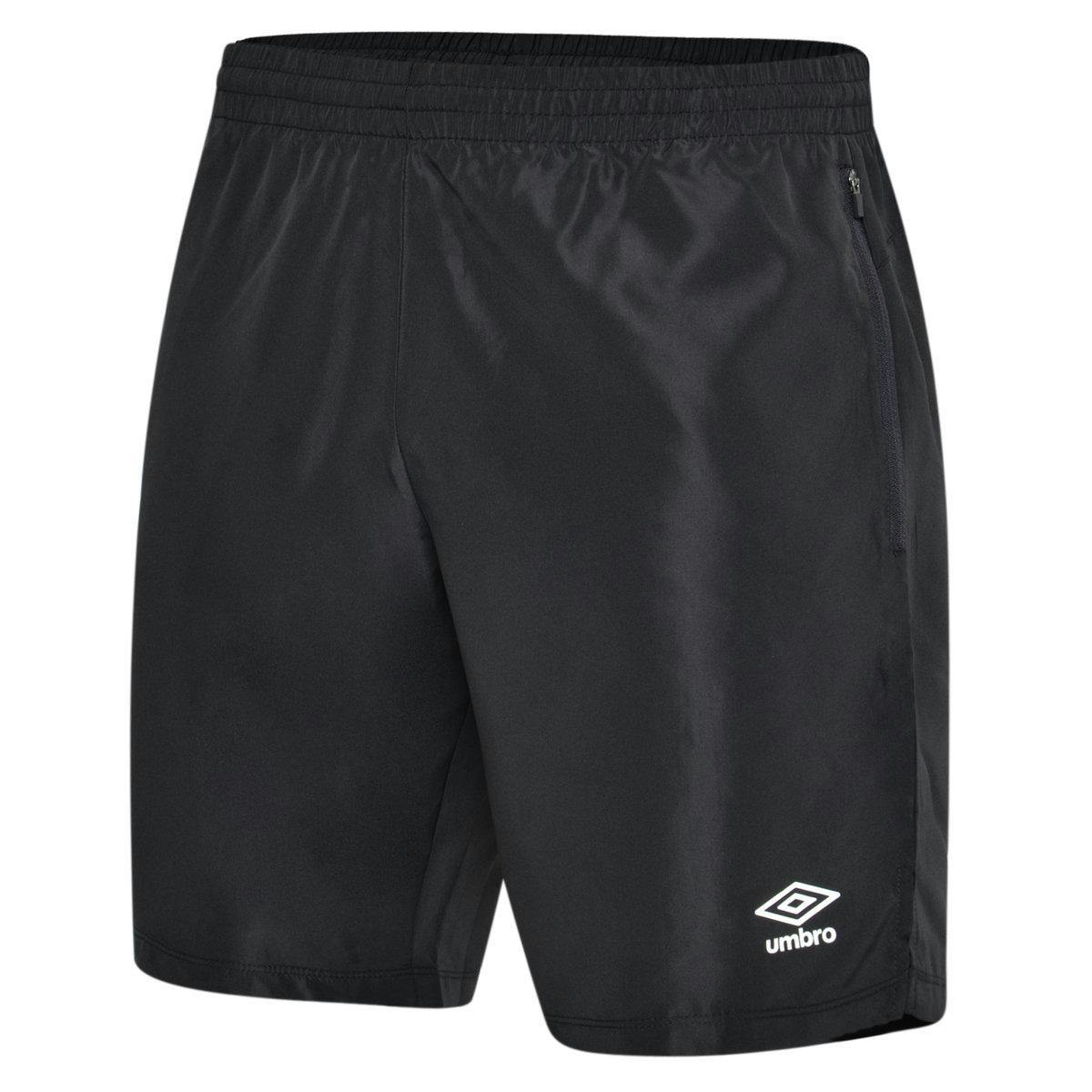 Umbro Men's Black Club Essential Training Shorts - L - 100% Polyester