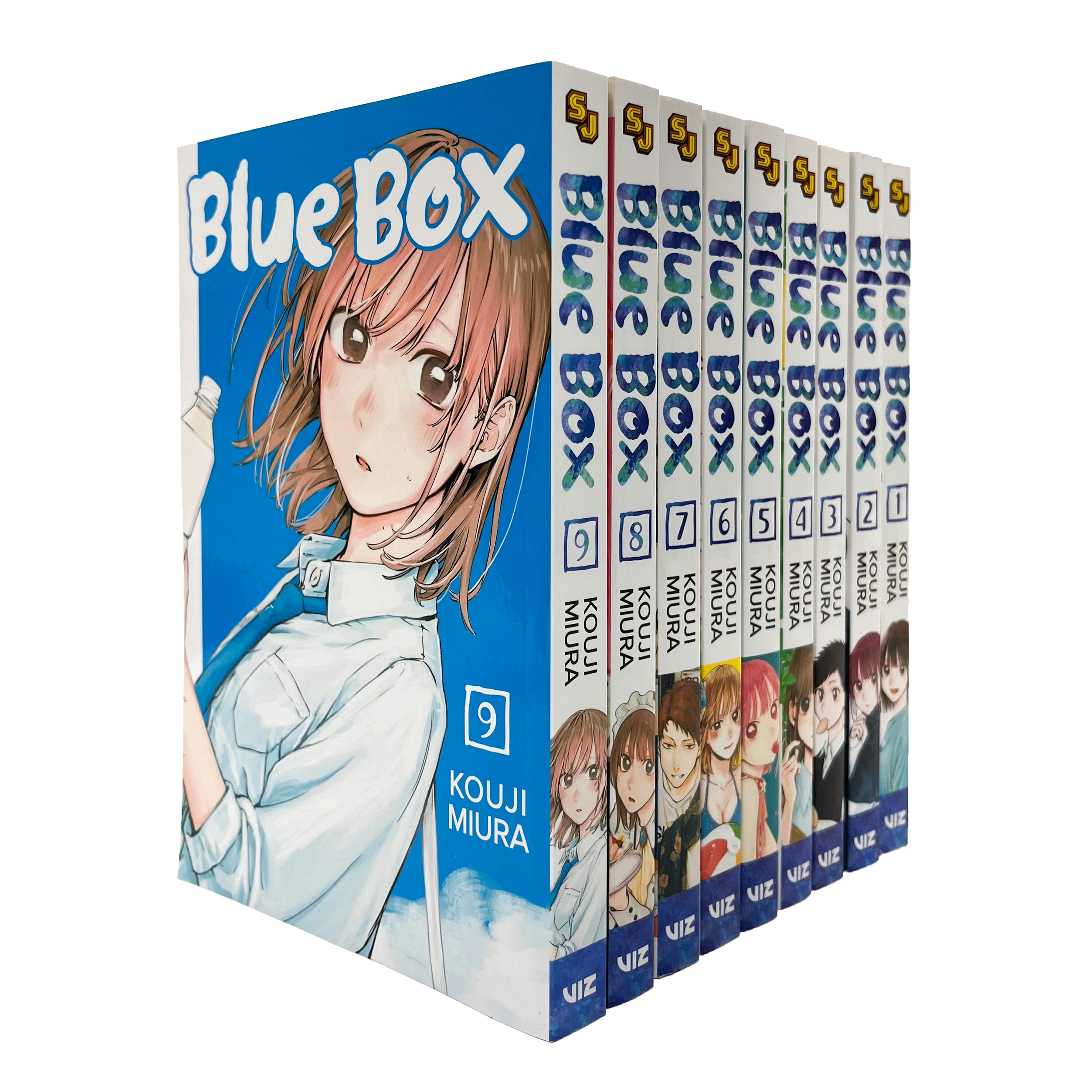 Viz Media Blue Box Volume 1-9 Series 9 Books Collection Set By Kouji Miura