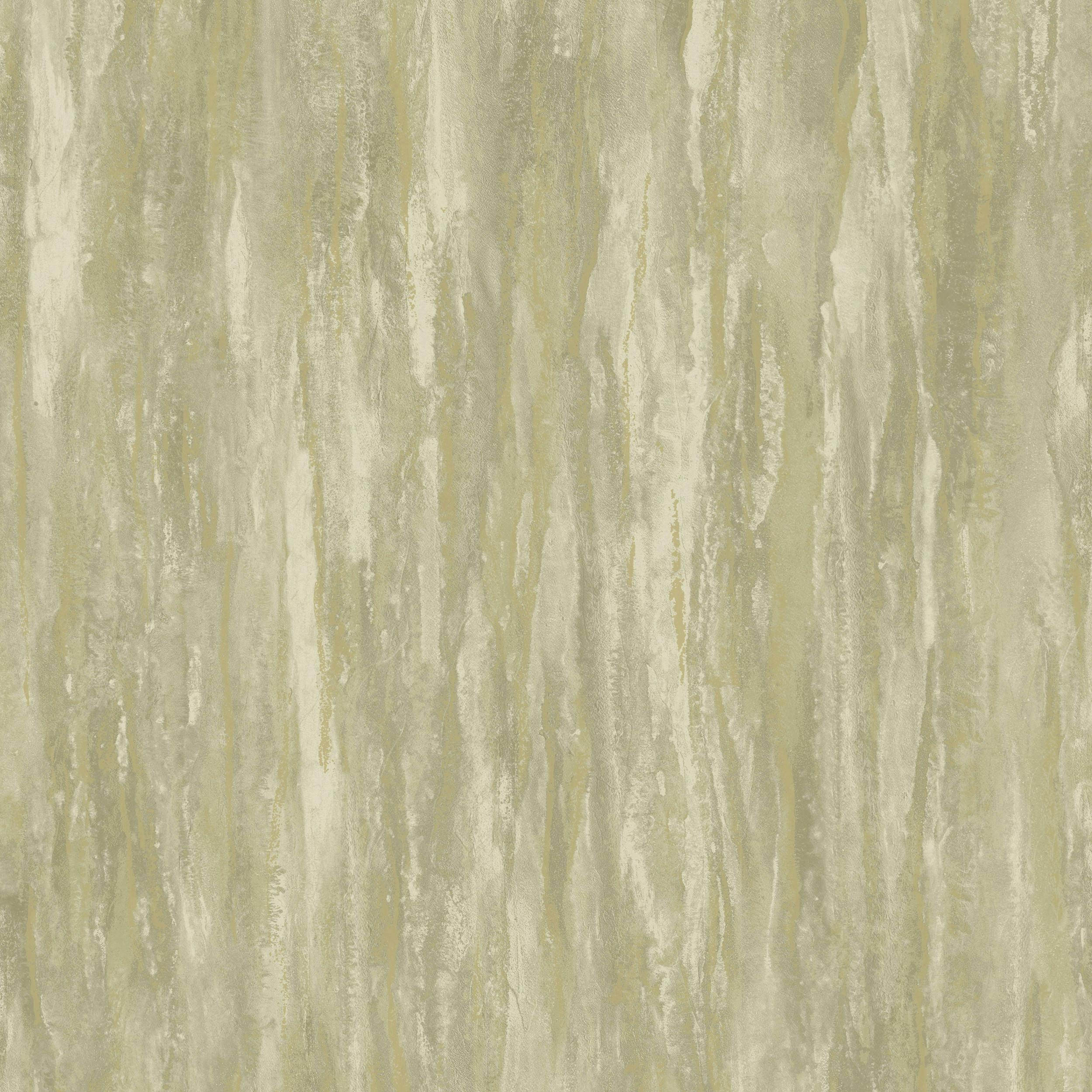 B&Q -  Meteora Distressed Painted Plaster Effect Textured WallpaperGreen - Image 2