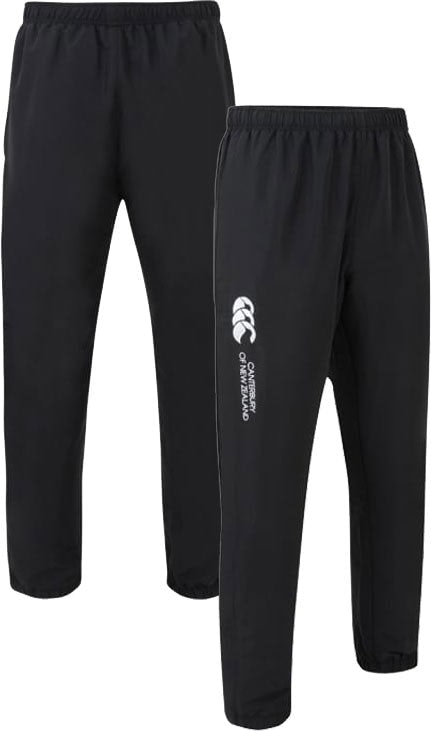 Canterbury Black Youth Club Open Hem Stadium Track Pants {C-712606} - Age 10/12