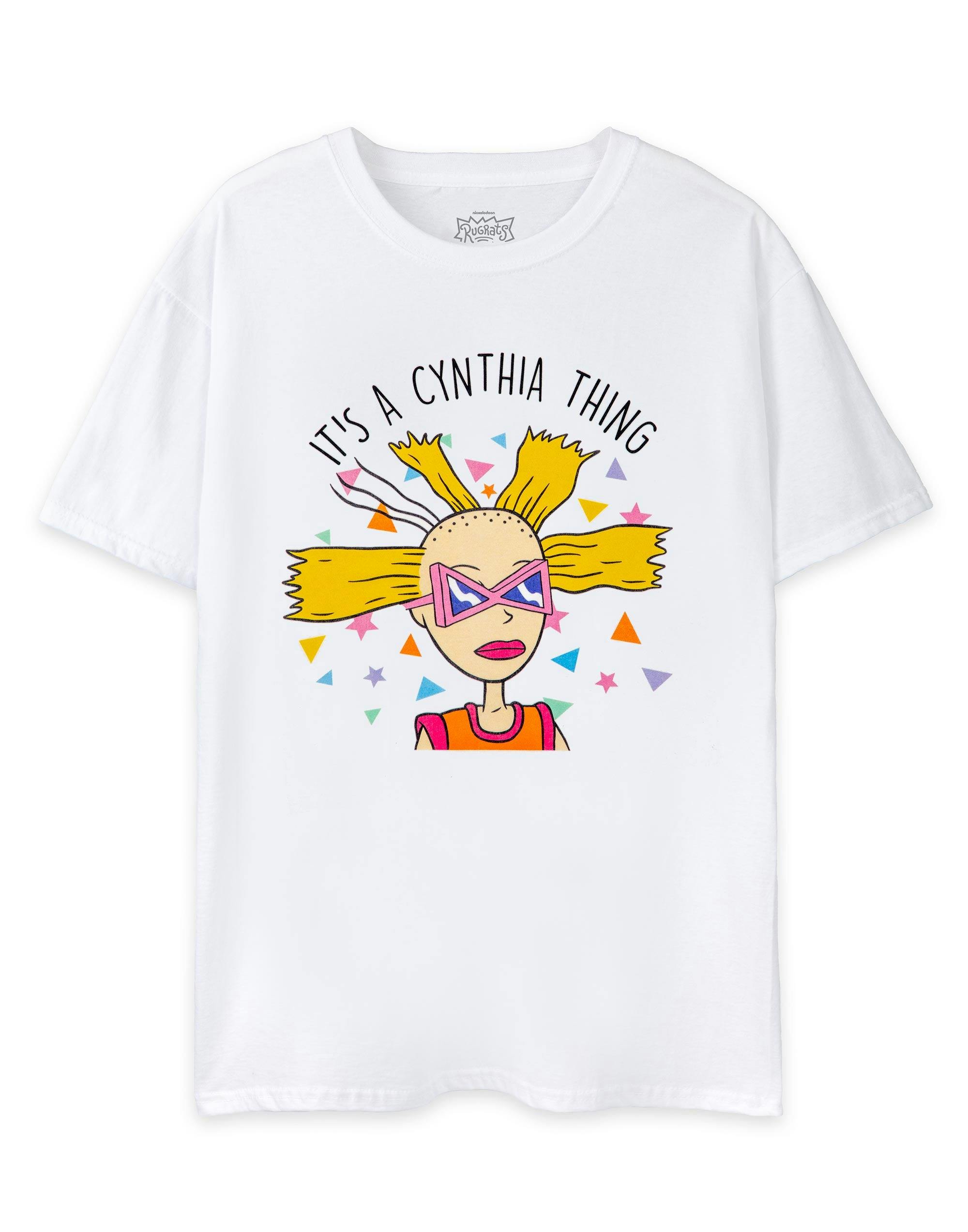 Vanilla Underground Women's White Rugrats It's A Cynthia Thing Short Sleeved T-Shirt - X-Large