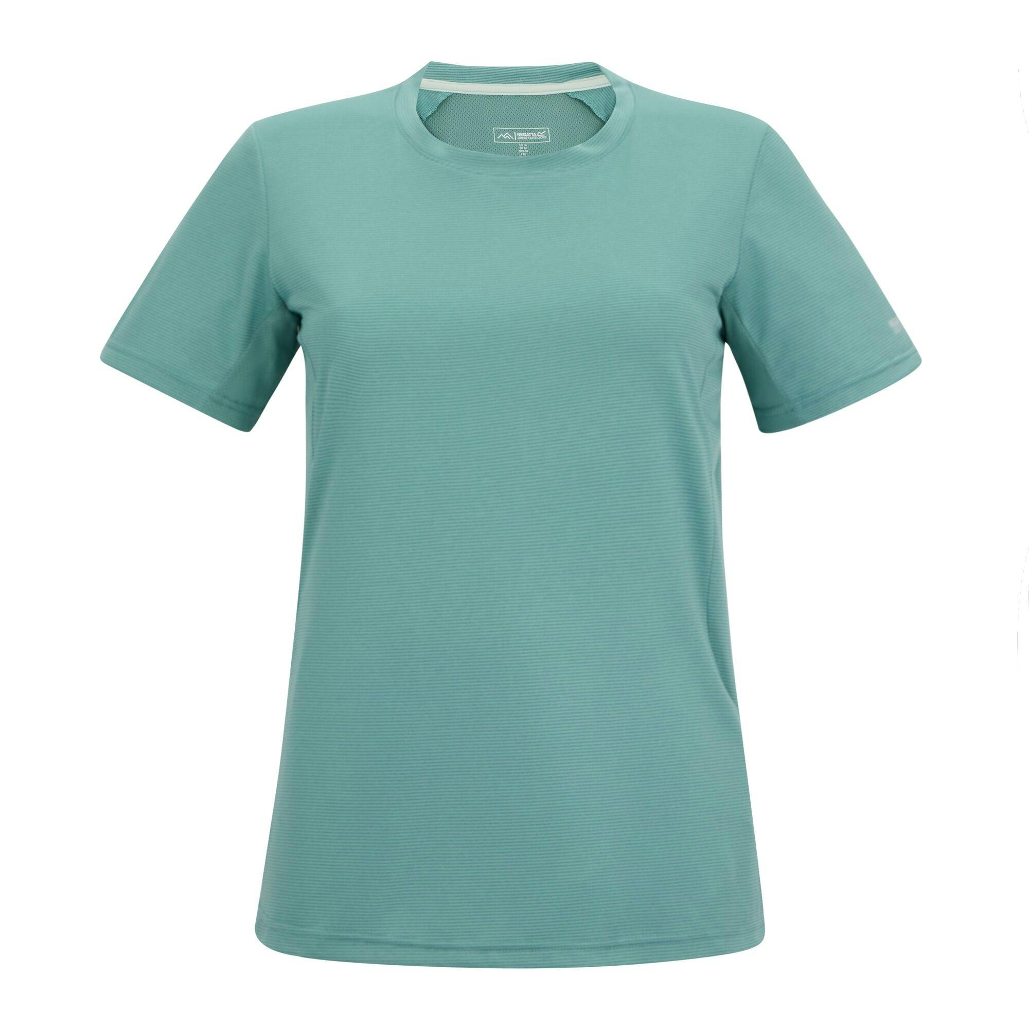 Regatta Women's Demna T-Shirt - Ivy Moss - 12 Uk - Ivy Moss - 70% Polyester/30% Recycled Polyester