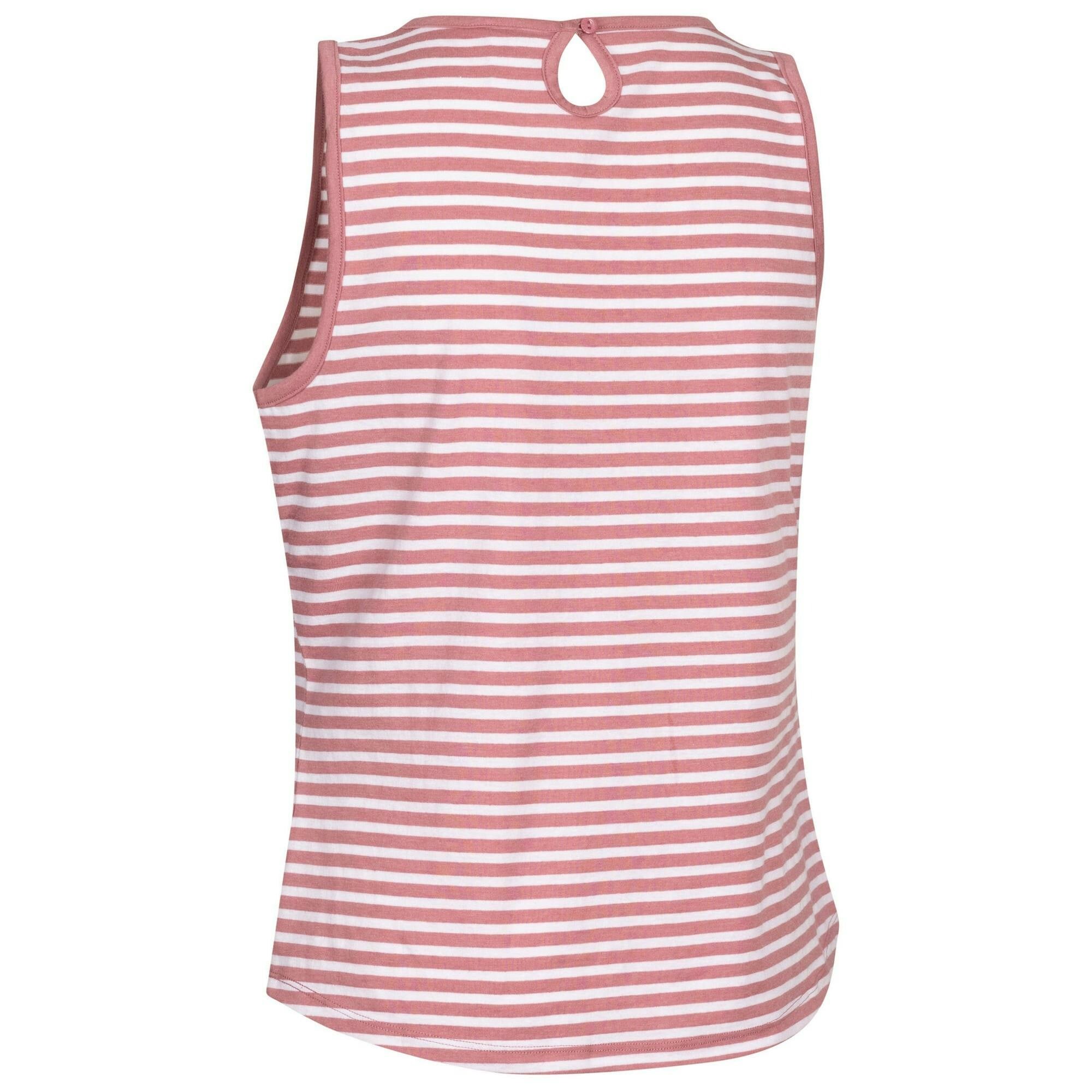Trespass Women's Purple Kelly Stripe Vest Top In | Size: 2XL - Image 2