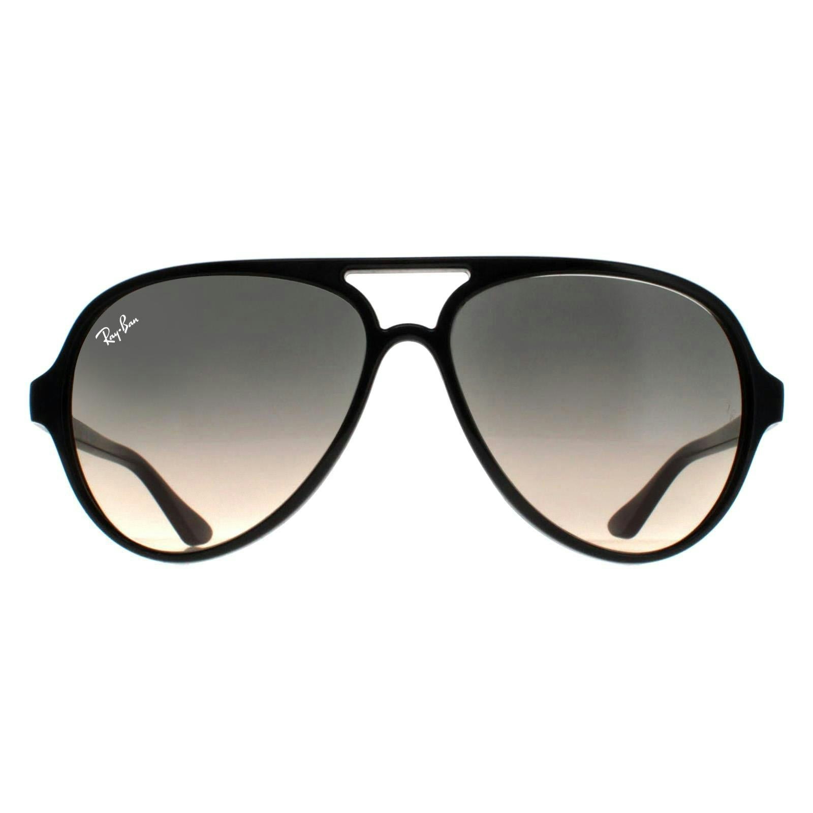 Ray - Ban Men's Black/Grey Rb4125 Cats 5000 601/32 Man Sunglasses Injected Pilot Normal Shaded - Image 14