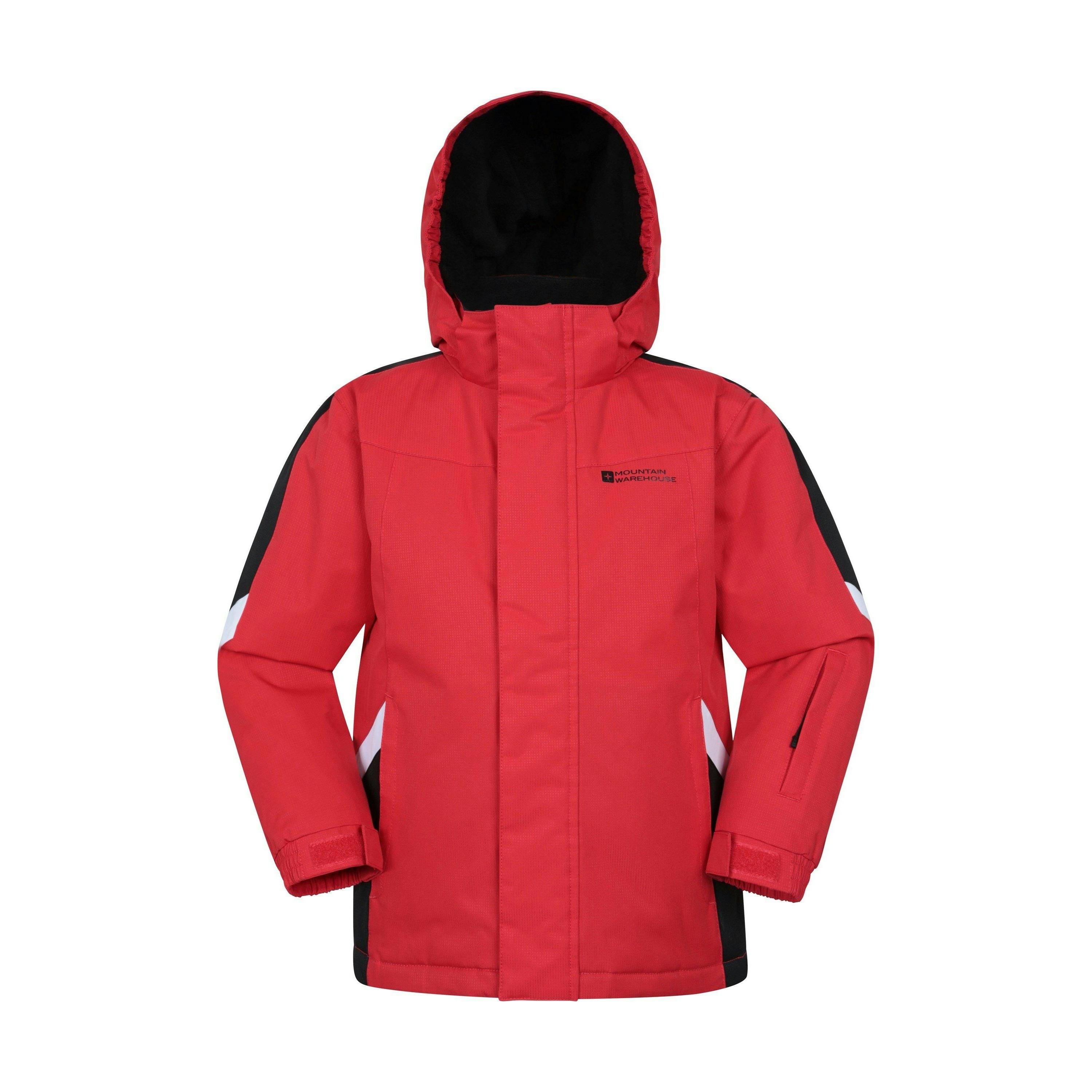 Mountain Warehouse Red Kids Raptor Snow Ski Jacket - 13 Years - 100% Polyester