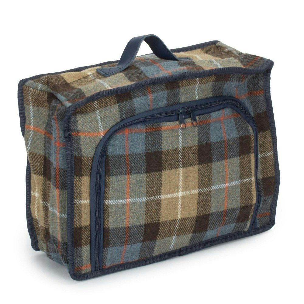 Rackhams Red Large Ravenstor Tweed Cooler Picnic Bag