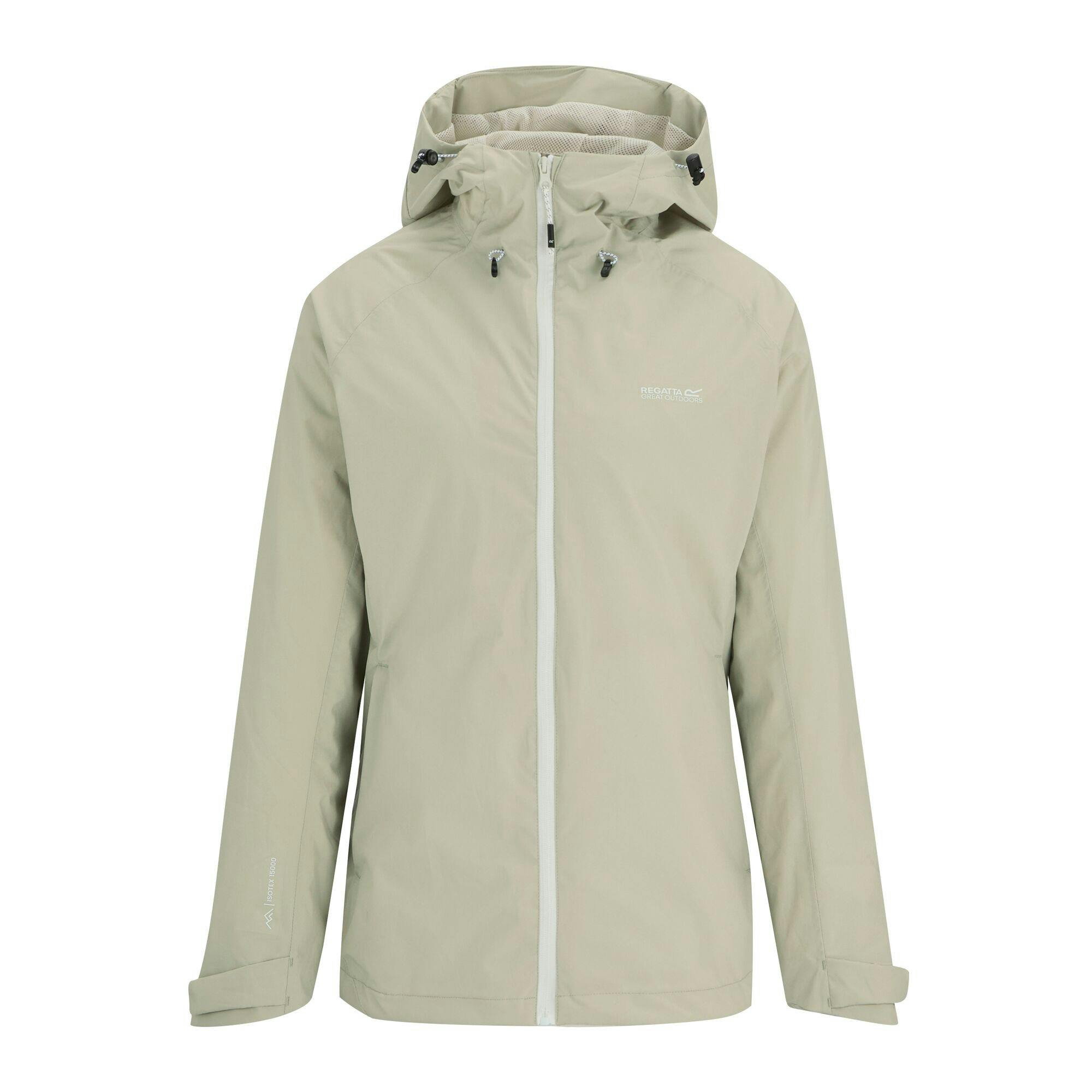 Regatta Women's Freesdale Waterproof Jacket - Abbeystone - 18 Uk - Abbeystone - 70% Polyester/30% Recycled Polyester