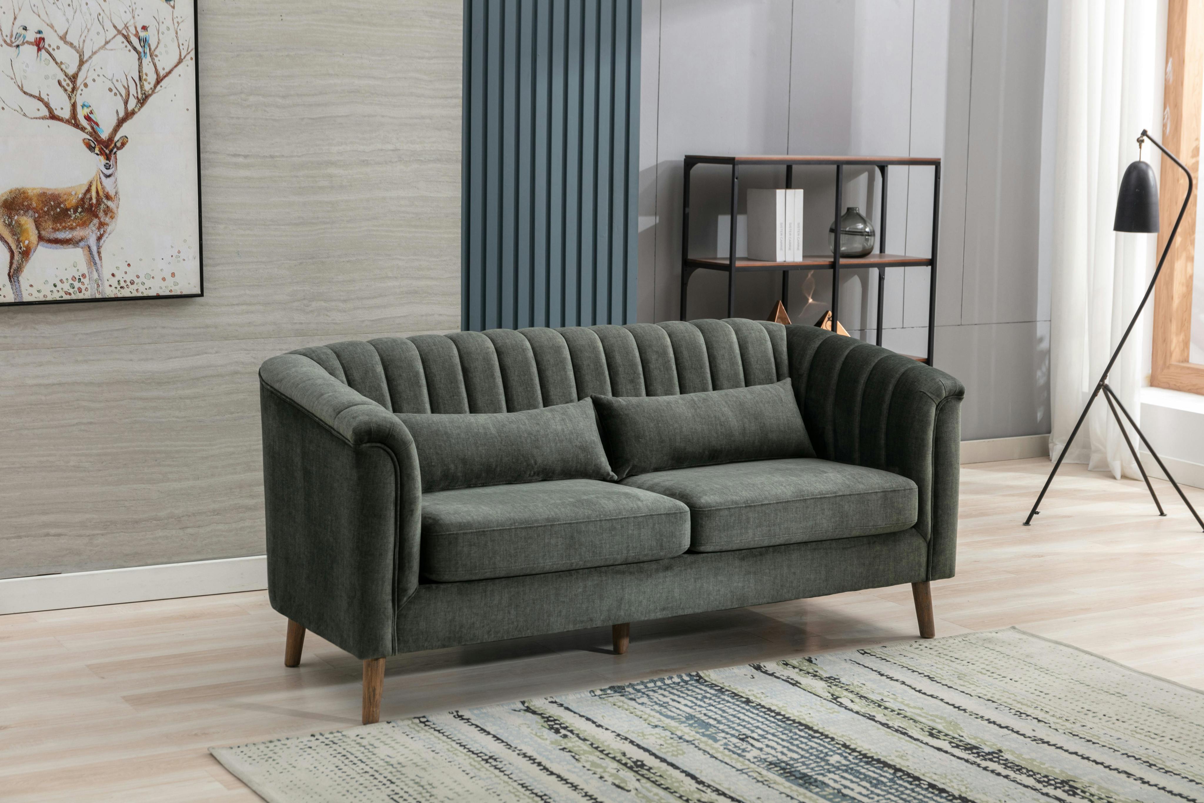Rackhams Canley 3 Seater Sofa - Moss
