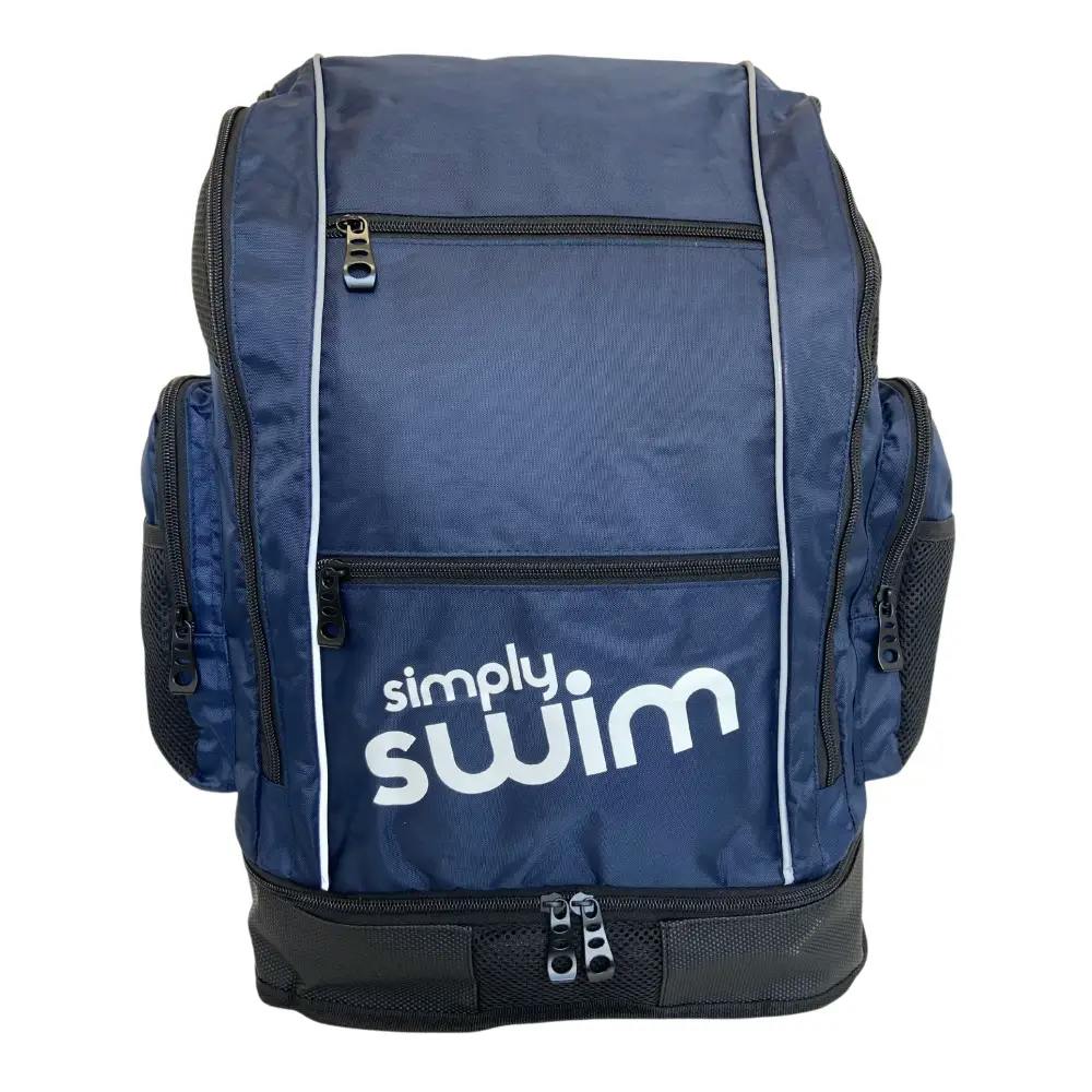 Simply Swim Dark/Grey Premium Backpack 40L - Navy