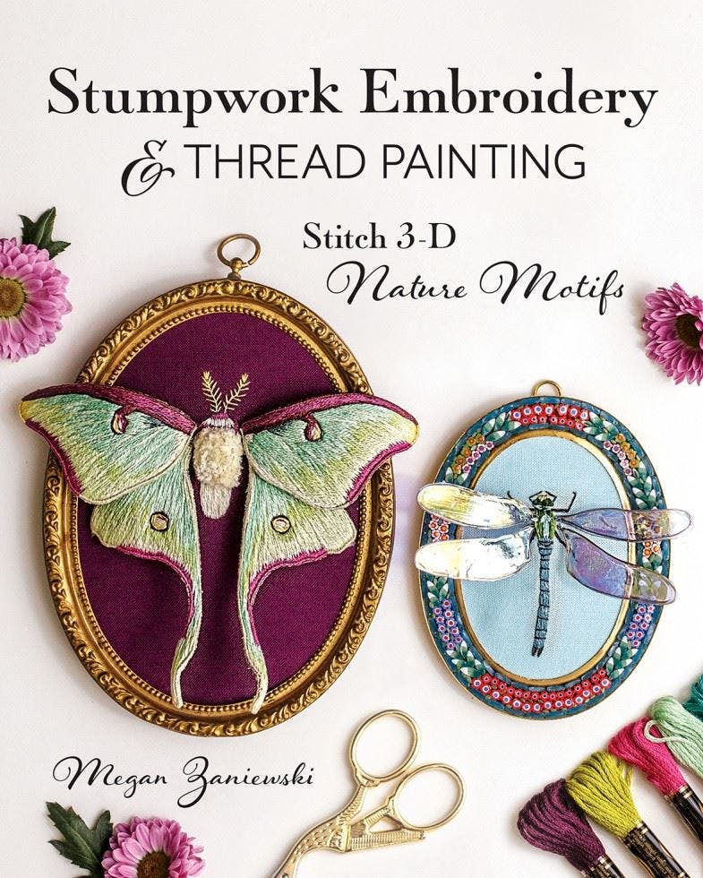 Stumpwork Embroidery & Thread Painting by Megan Zaniewski (Paperback Book) - Image 7
