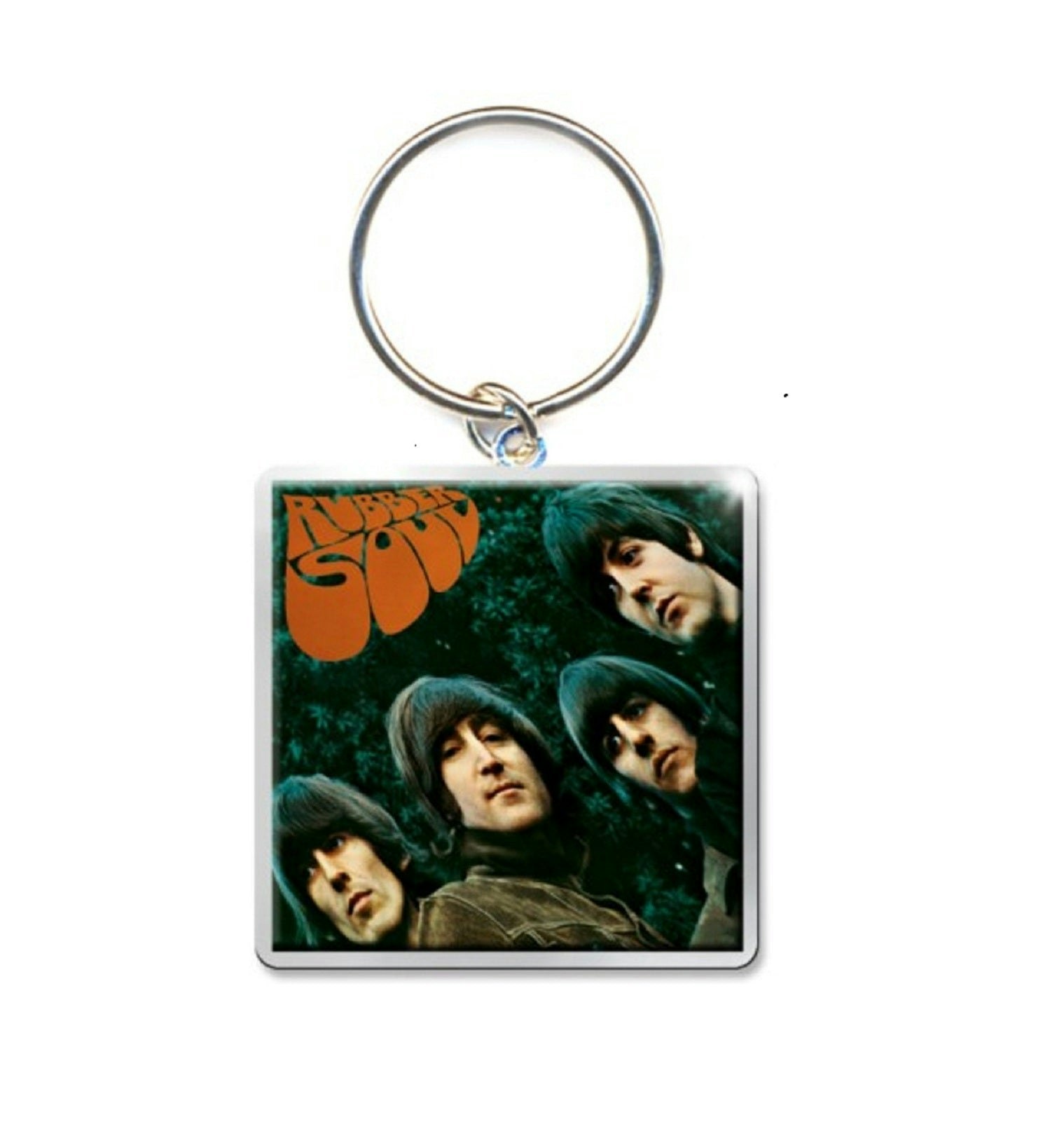 Paradiso Clothing The Beatles Keyring Rubber Soul Album Keychain