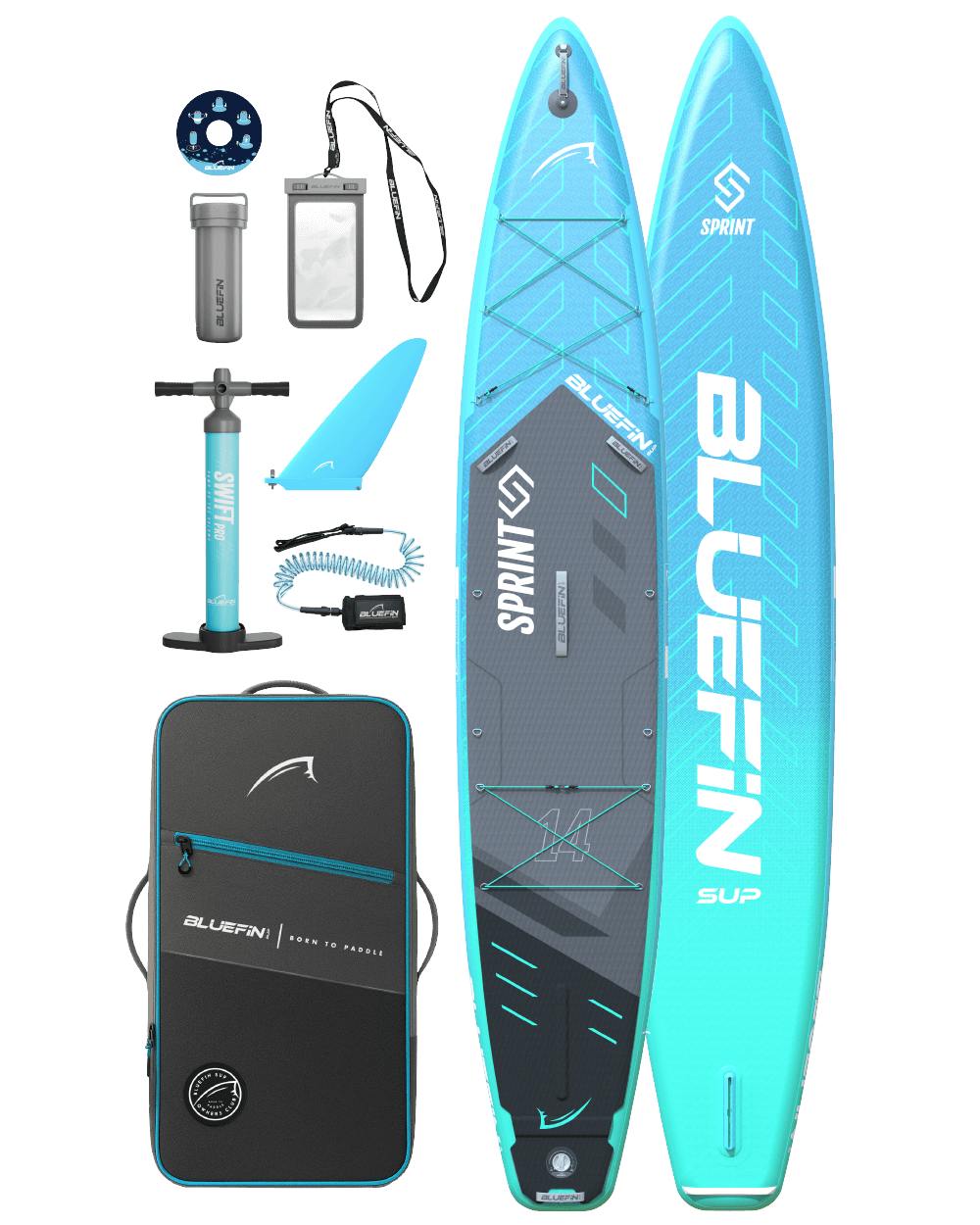 Bluefin Sup Light New Sprint 14' Inflatable Sup Paddleboard
