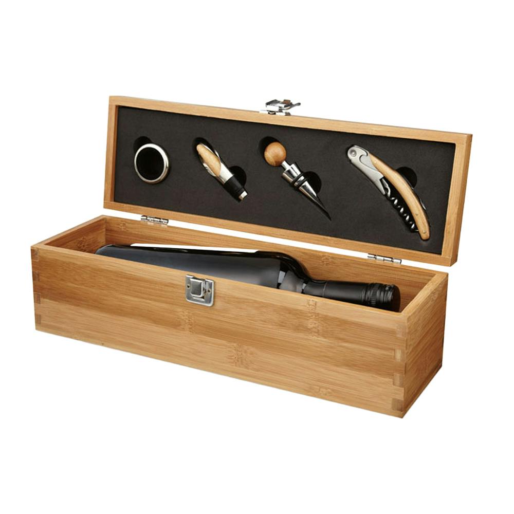 Midocean Tardor Bamboo Wine Set - Wood - One Size