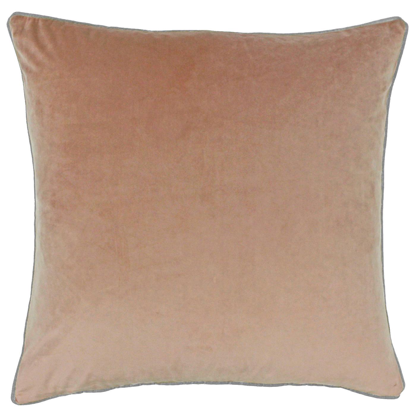 Riva Home Pink/Grey Meridian Cushion Cover - Blush - 55 X 55Cm - Blush - 100% Polyester