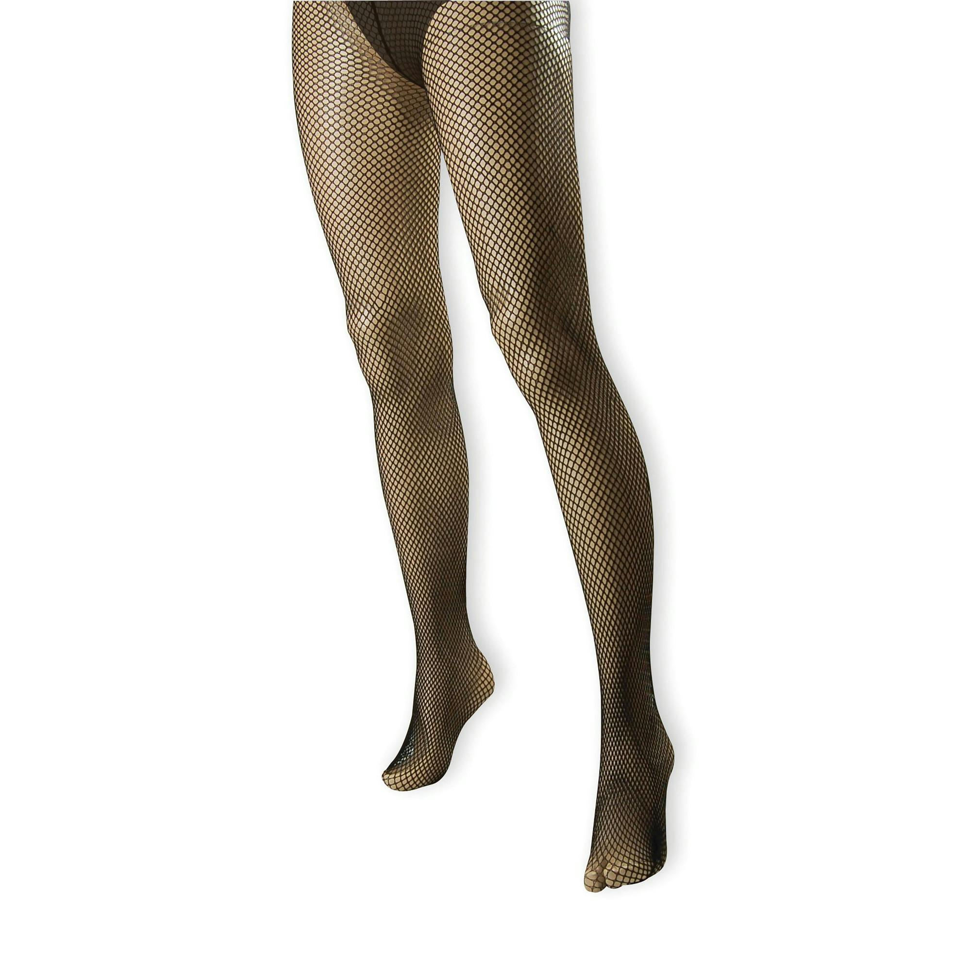 Bristol Novelty Unisex Black Adults Fishnet Tights - One Size