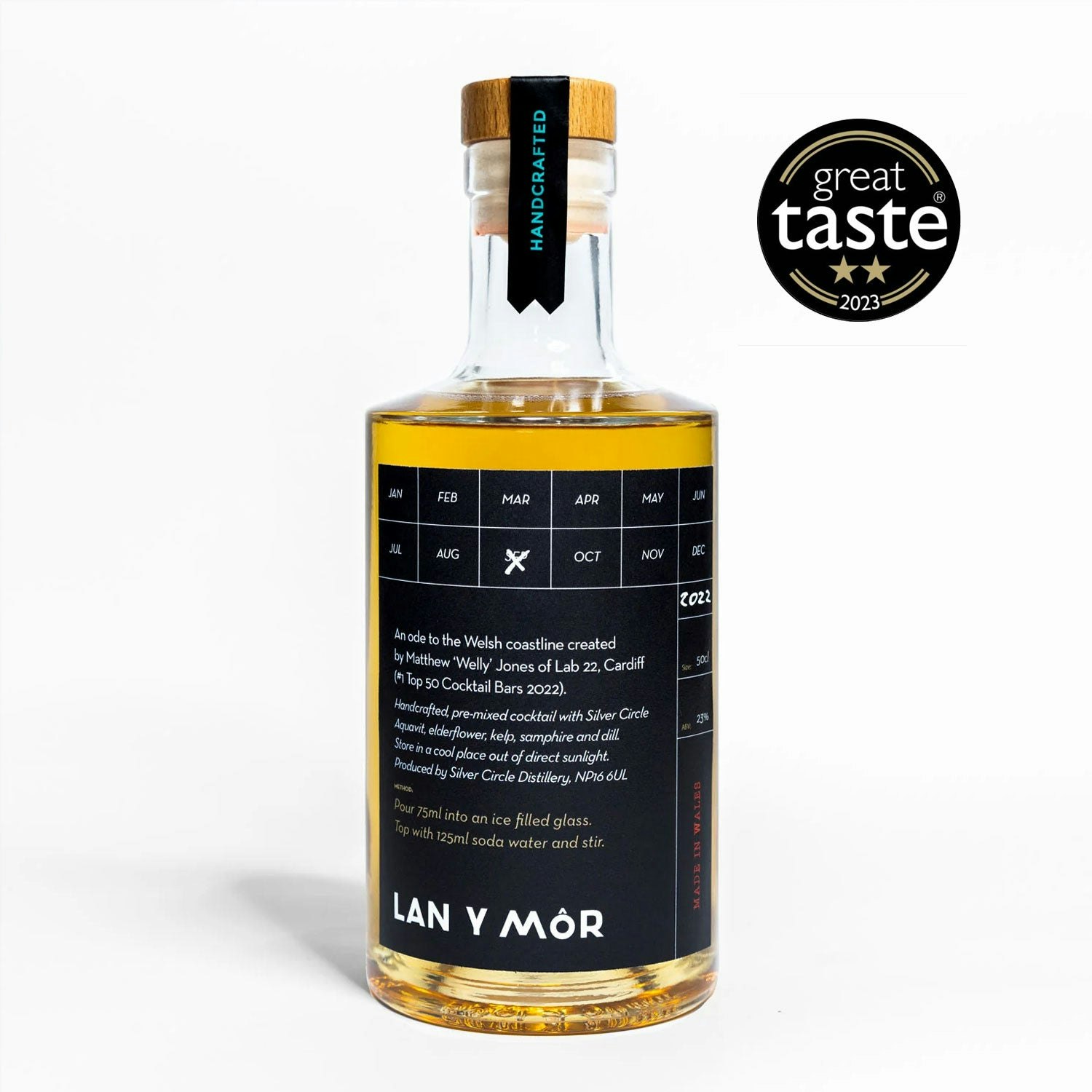 Silver Circle Distillery Lan Y Môr - 50Cl