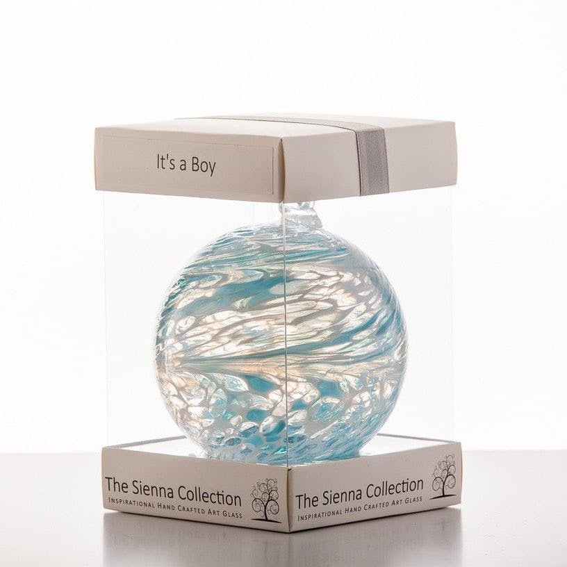 Rackhams Boys Blue/Light 10Cm Friendship Ball - 'It's A !'