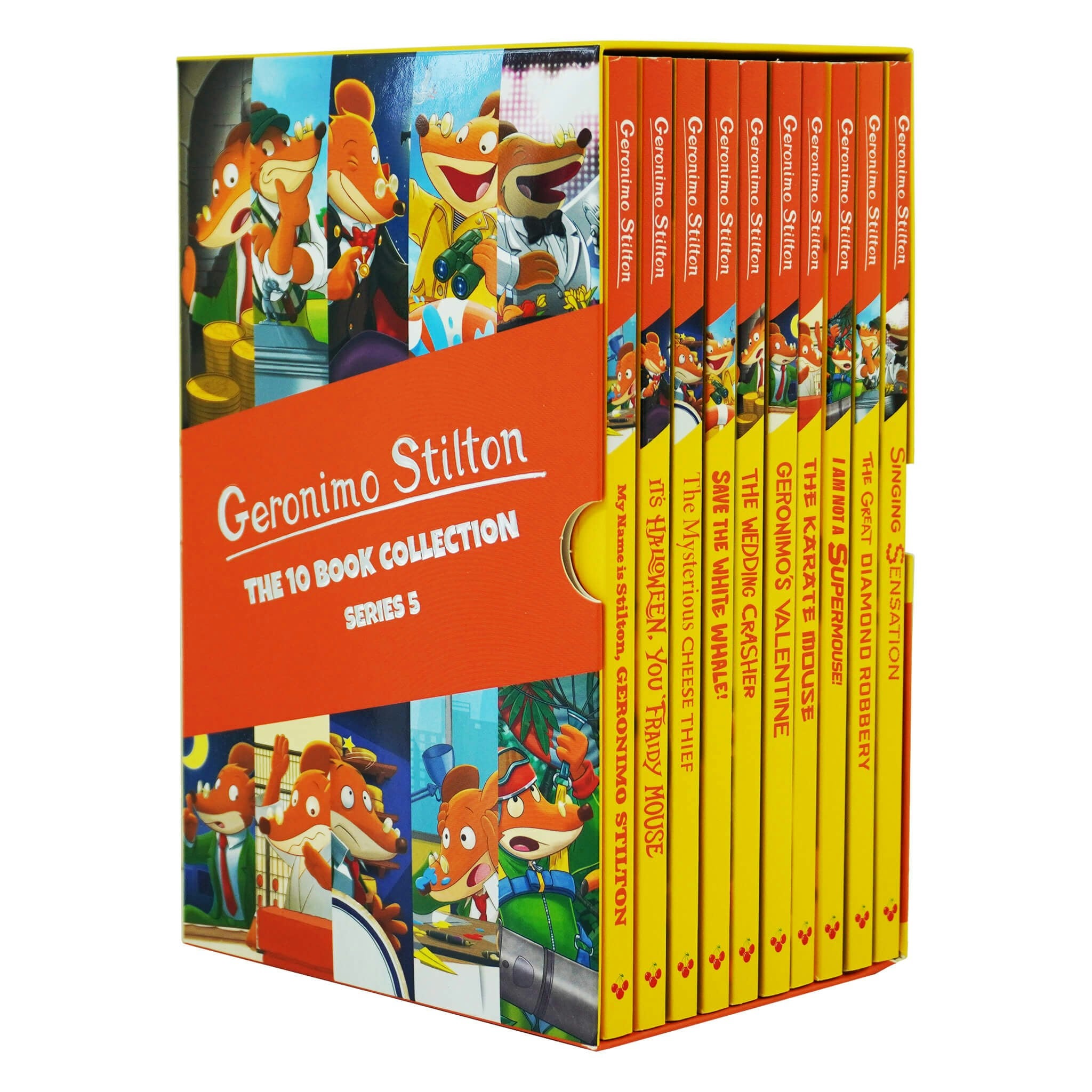 Various Publishers White Geronimo Stilton The 10 Book Collection (Series 5) Box Set - Ages 5-7 - Paperback