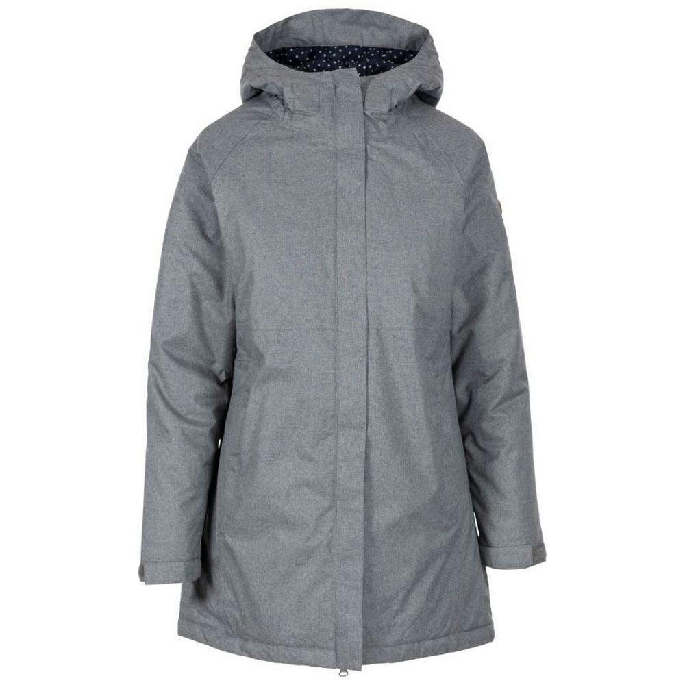 Trespass Women's Grey Wintertime Waterproof Jacket - S - 100% Polyester
