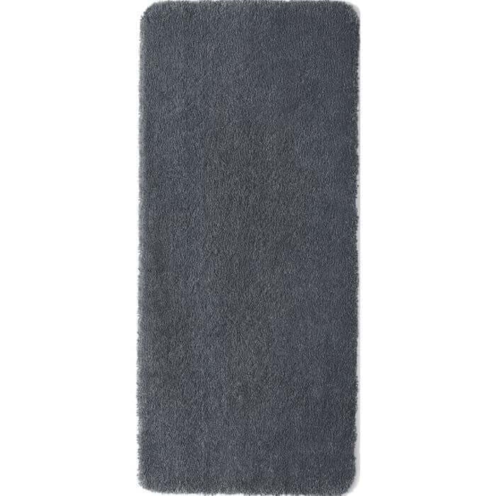 Rackhams Dark/Grey Soft Washable Shaggy Rug - 67X150 Cm