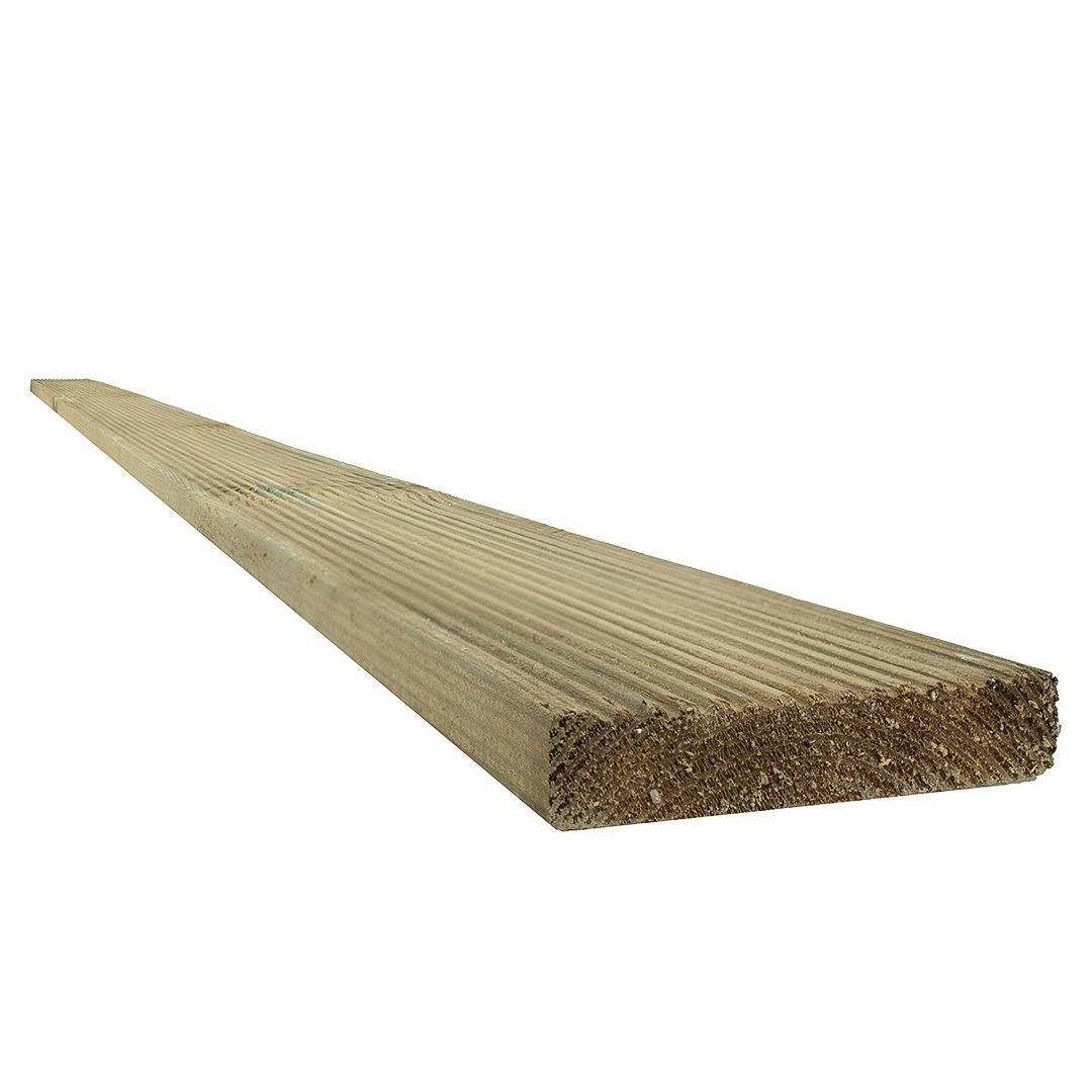 Rackhams Treated Decking Board (T) 19Mm (W) 95Mm (L) 1.8M - 1 Pack