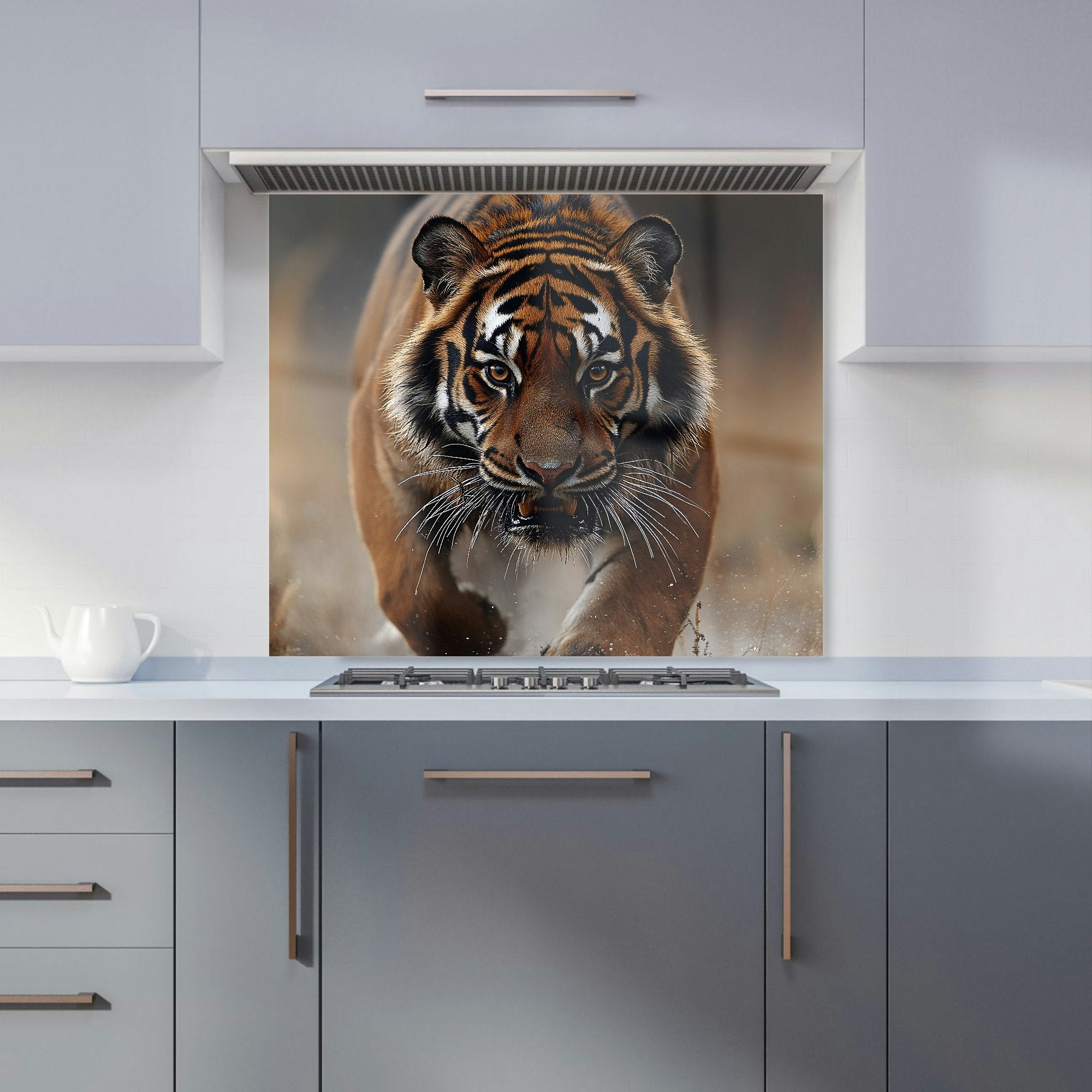 Warren Reed Tiger Kitchen Splashback - W900mm X H750mm